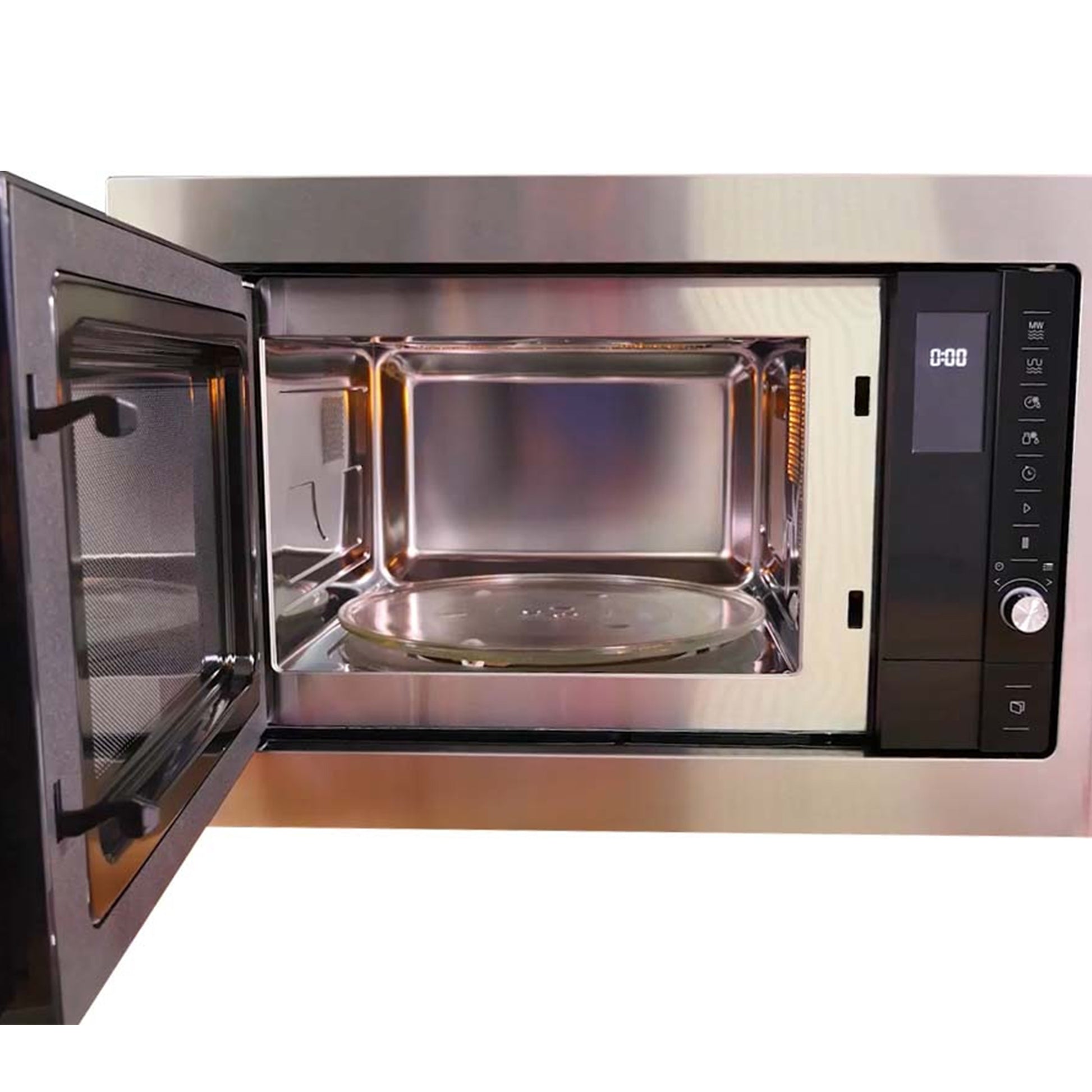 Kit Cuptor cu microunde incorporabil Beko MGB25332BG, 900 W, 25 L, functie auto cook, gri/negru + Sticky Pad Blue