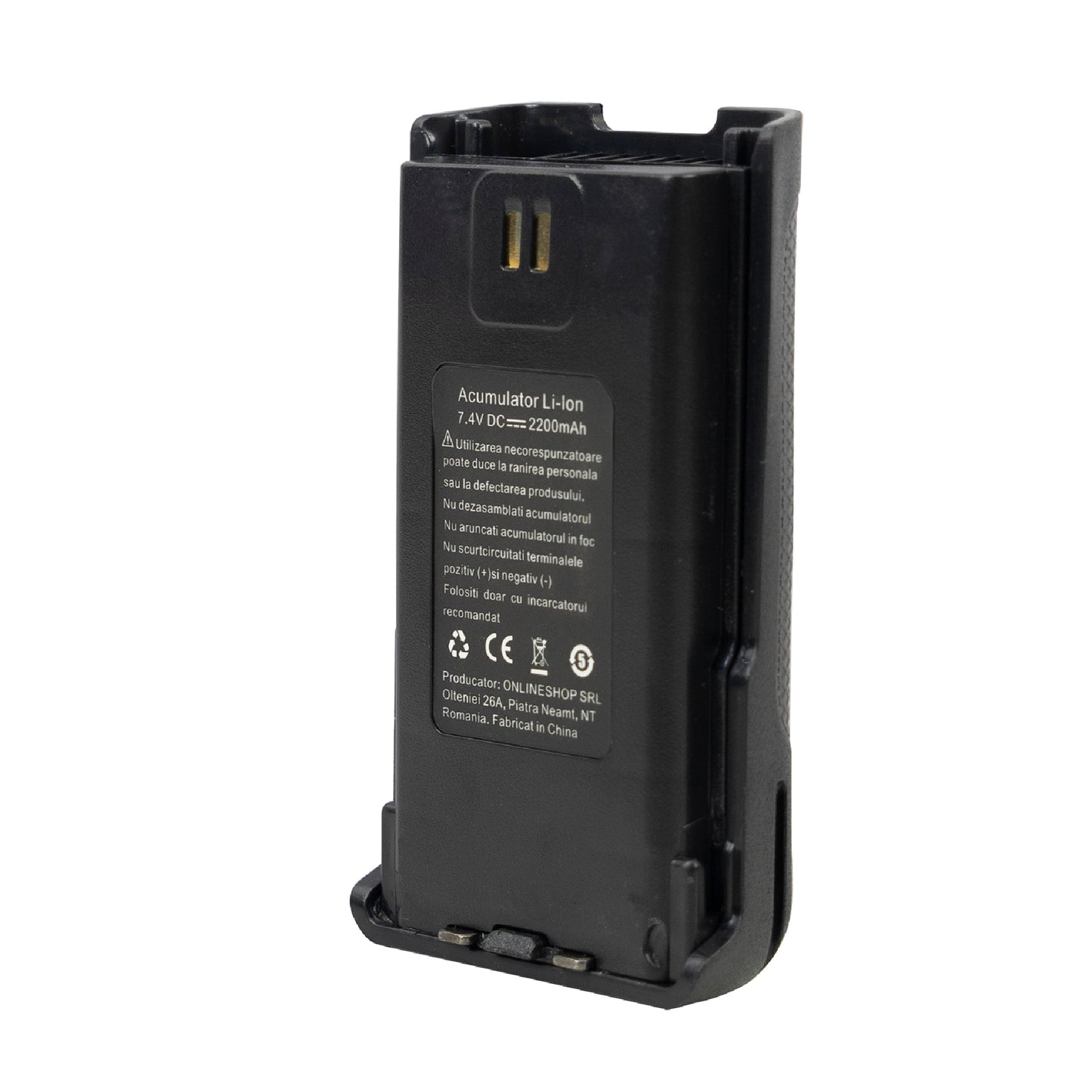 Acumulator PNI PB-R17 pentru statie radio portabila PNI PMR R17, Li-Ion, 2200mAh, 7,4V