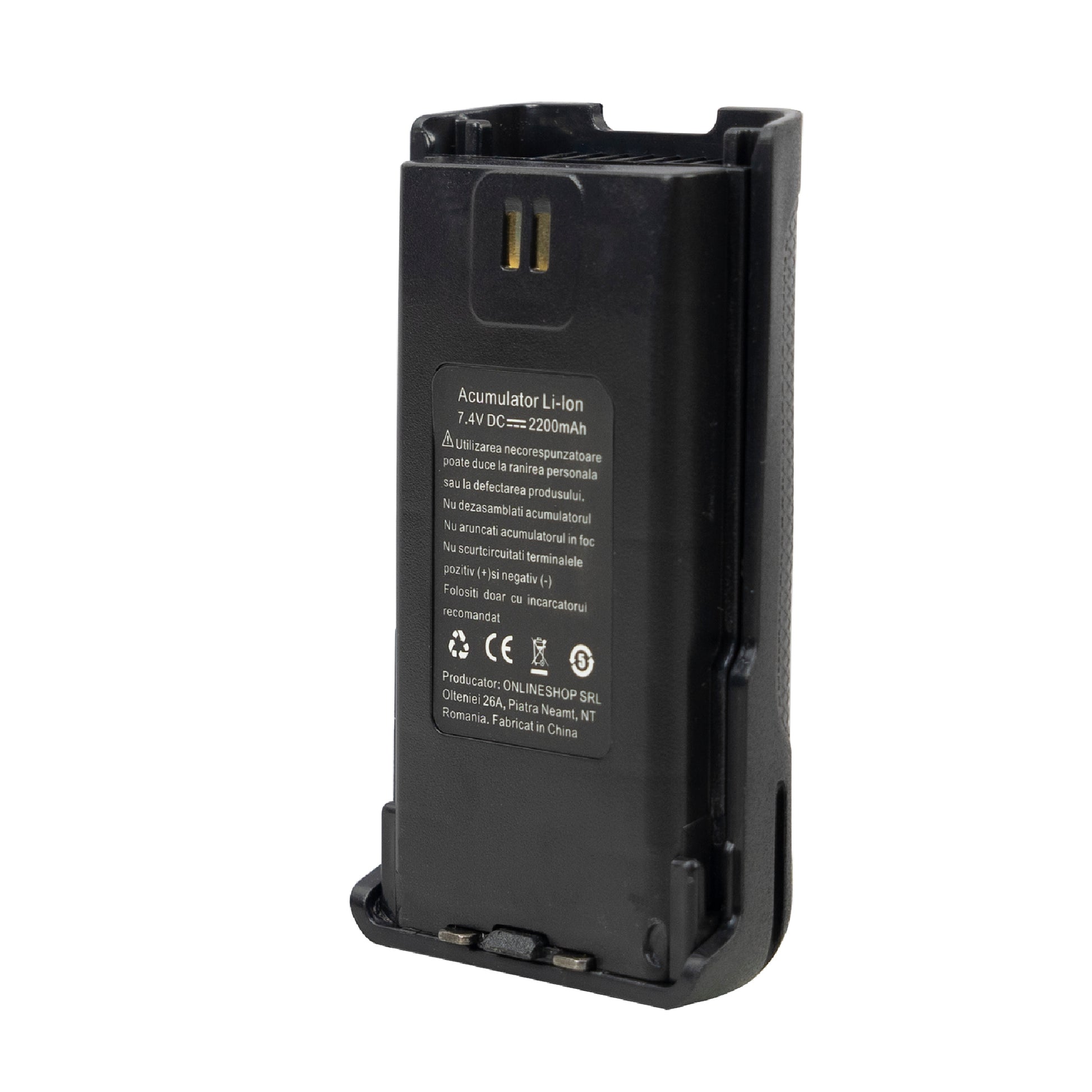 Acumulator PNI PB-R17 pentru statie radio portabila PNI PMR R17, Li-Ion, 2200mAh, 7,4V