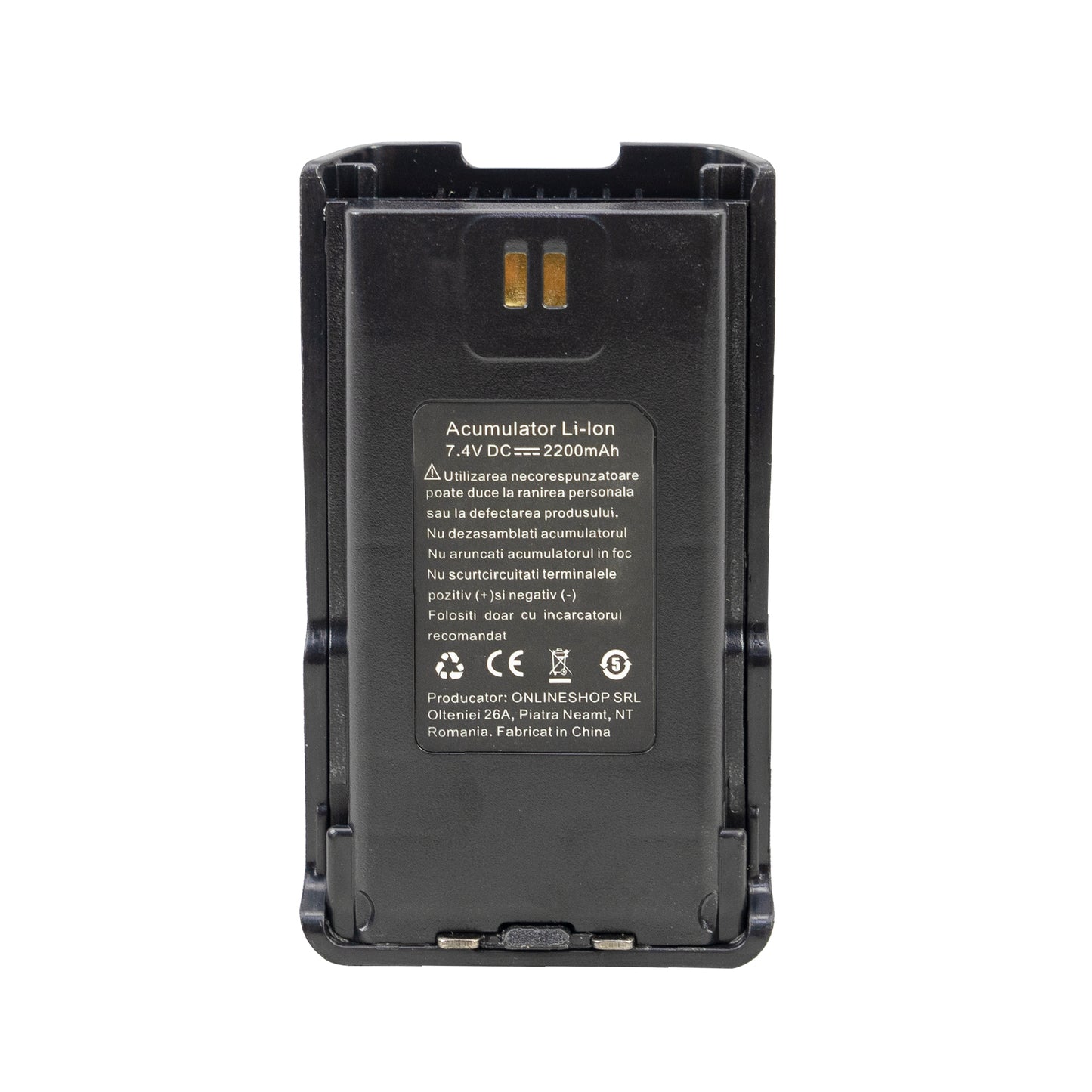 Acumulator PNI PB-R17 pentru statie radio portabila PNI PMR R17, Li-Ion, 2200mAh, 7,4V