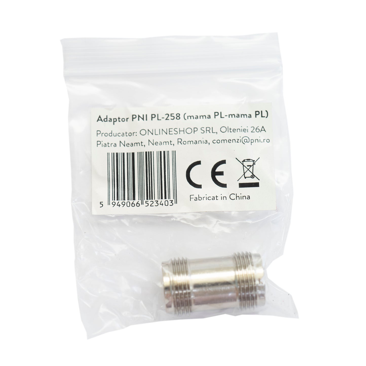 Adaptor PNI PL-258 (mama PL-mama PL)