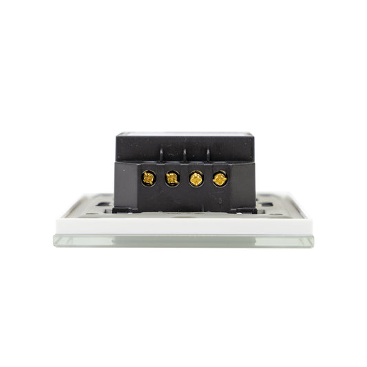 Termostat inteligent PNI CT25W WiFi pentru centrala termica pe gaz, montaj incastrat, 16A, control din aplicatia Tuya Smart, programare zilnica, mod manual/automat, culoare alb