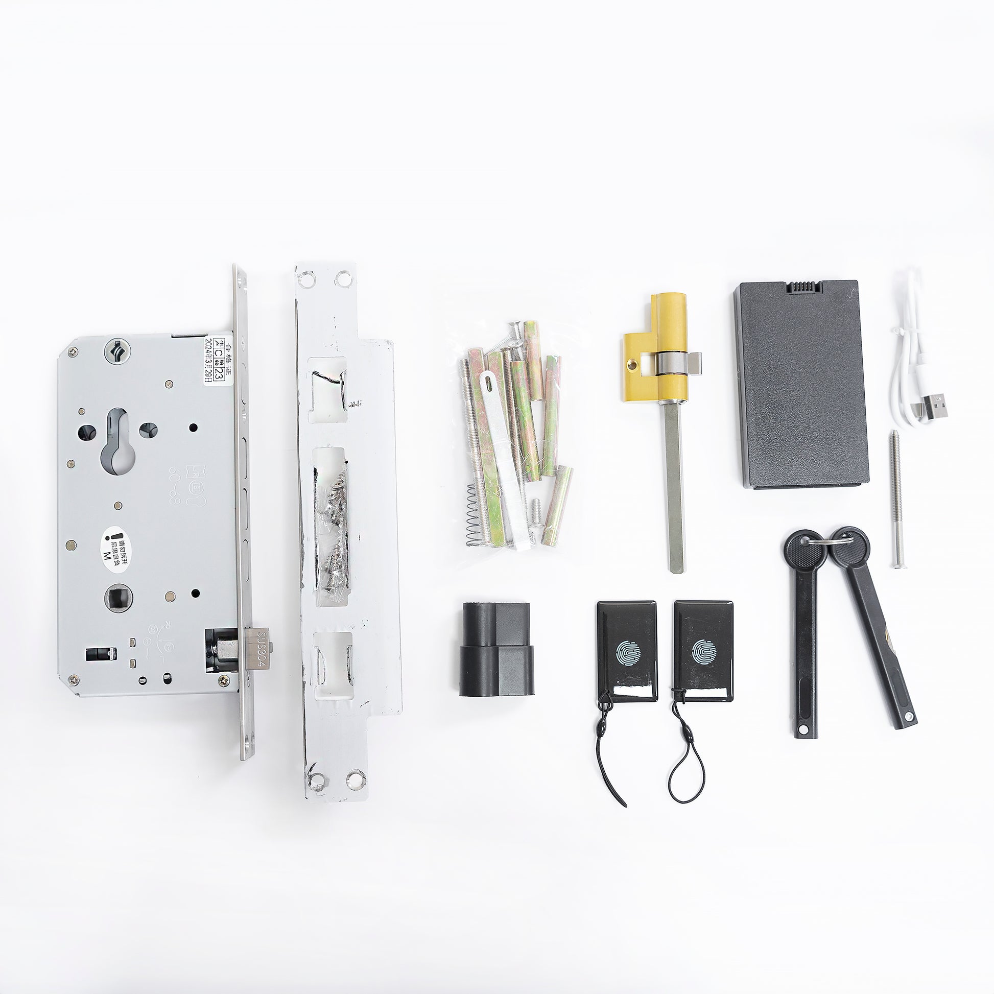 Yala inteligenta PNI SafeHome PTY8825, cod, card, recunoastere faciala, amprenta, aplicatie Tuya Smart, 30 utilizatori, camera incorporata