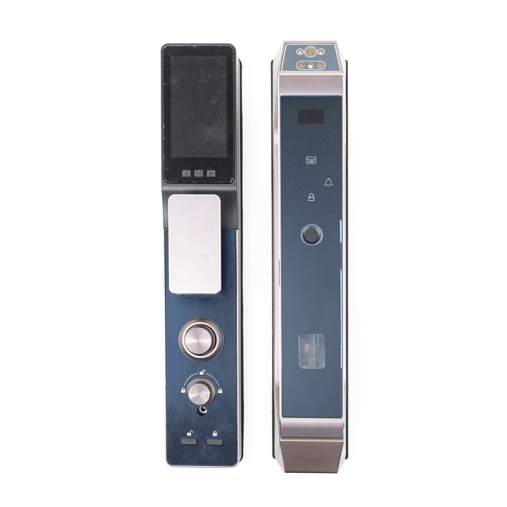 Yala inteligenta PNI SafeHome PTY8825, cod, card, recunoastere faciala, amprenta, aplicatie Tuya Smart, 30 utilizatori, camera incorporata