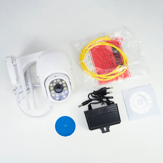 Pachet Camera supraveghere video wireless PNI IP440 WiFi PTZ, 4MP, zoom digital + Sticky Pad Blue