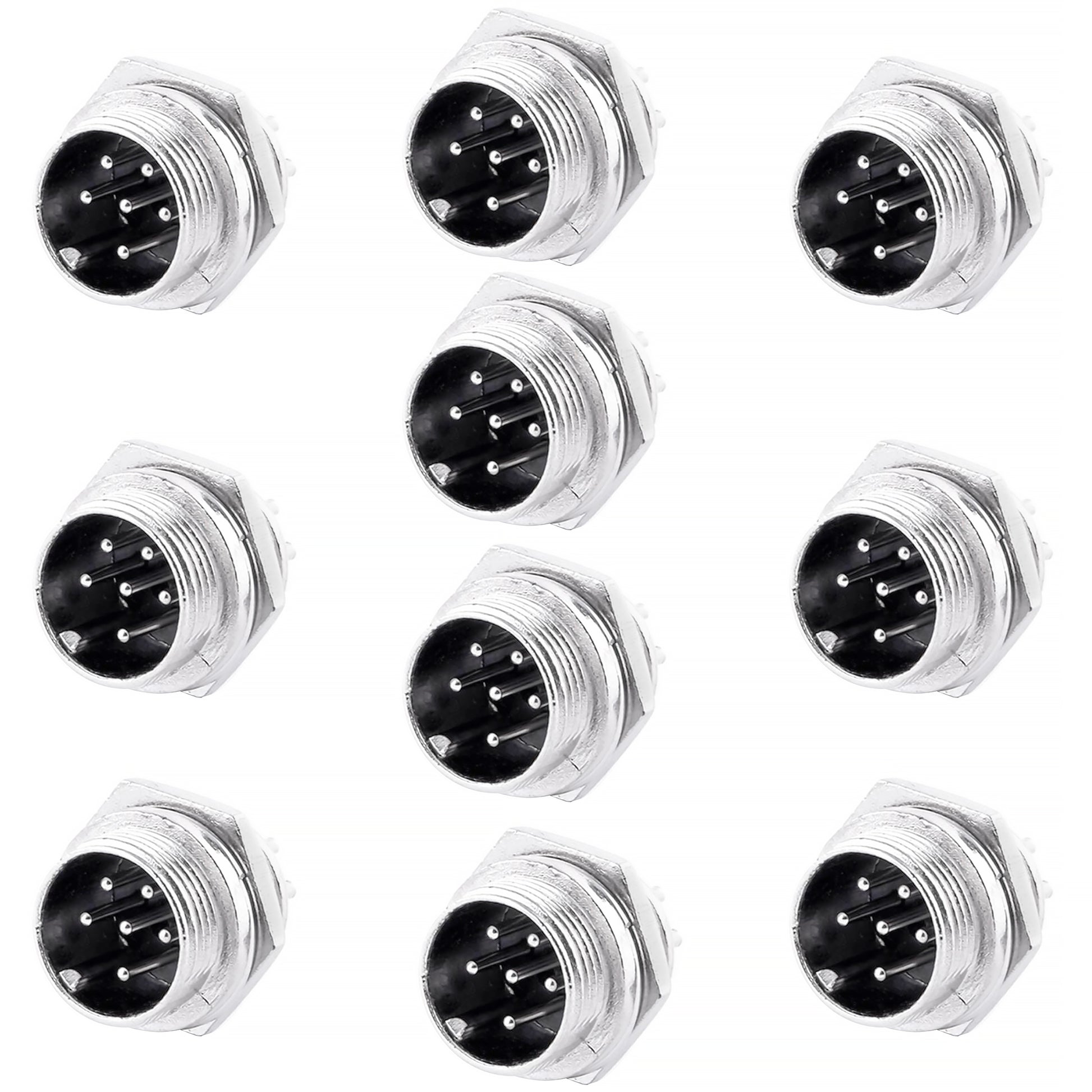 Set cu 10 bucati mufa microfon PNI tata cu 6 pini prindere pe PCB