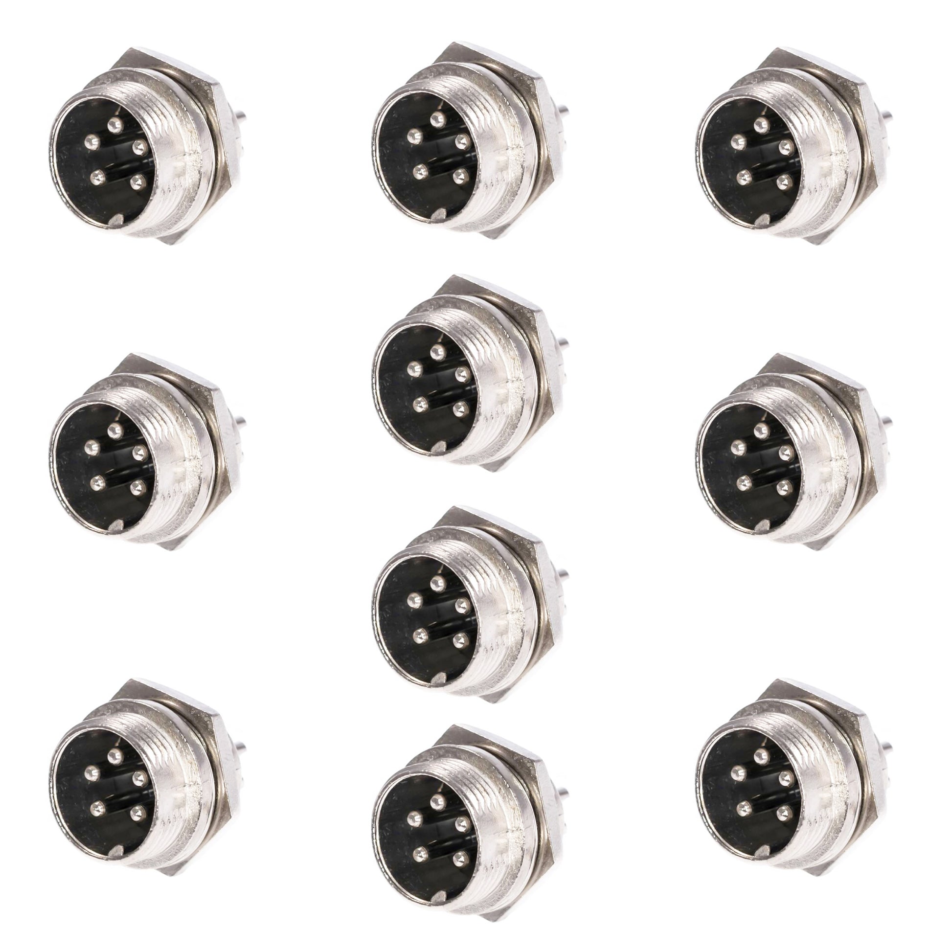 Set cu 10 bucati mufa microfon PNI tata cu 5 pini prindere pe PCB
