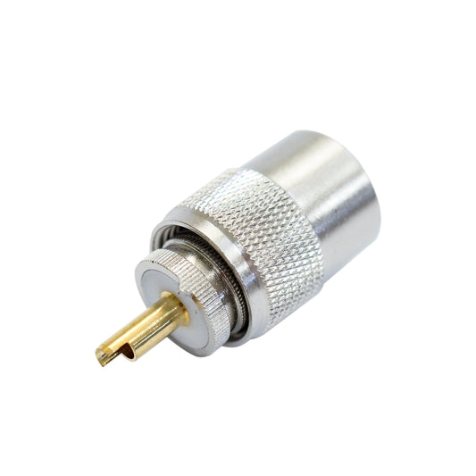 Set cu 10 bucati mufa PNI PL259 pentru cablu RG58 pin central aurit 9 mm