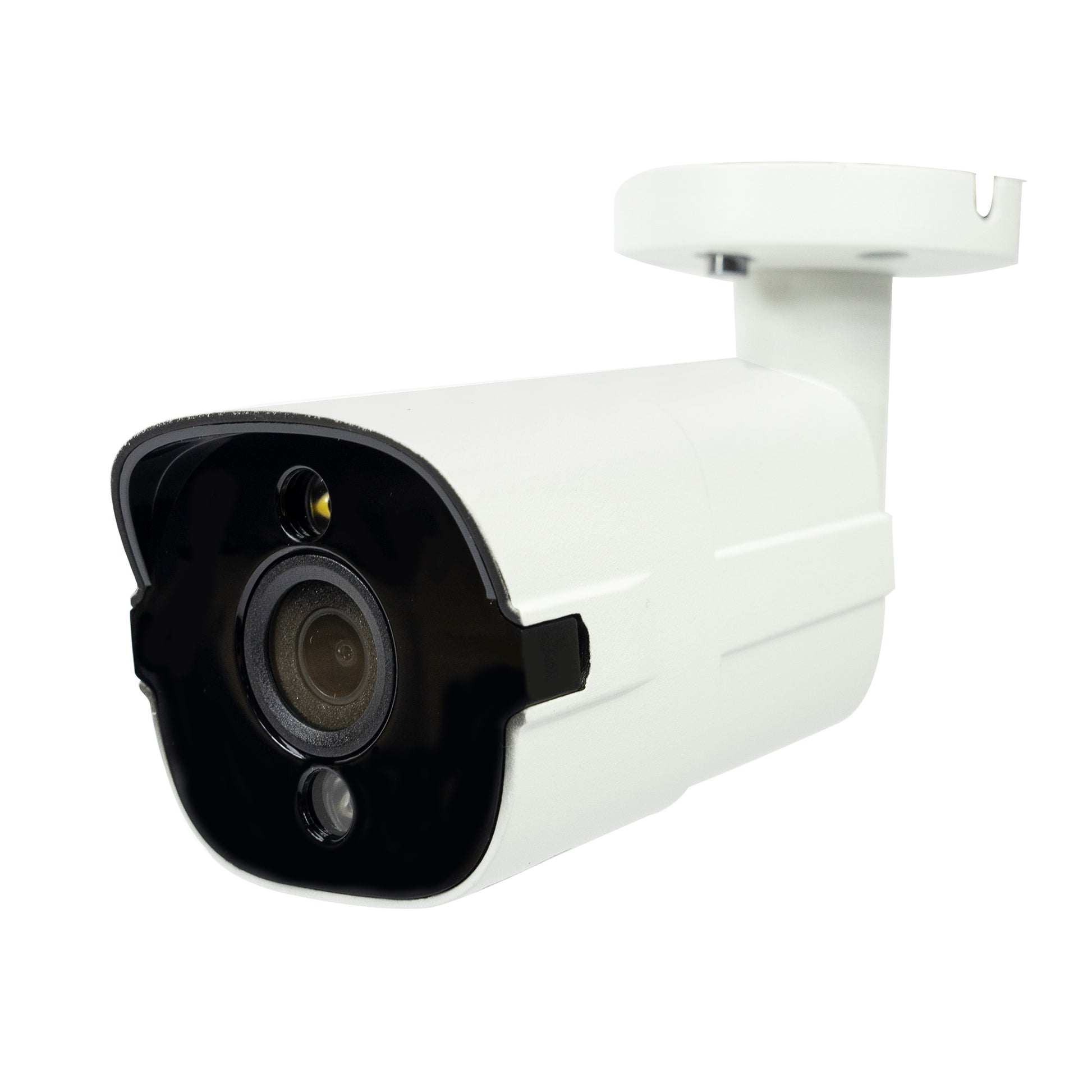 Camera supraveghere video PNI IP818JS, POE, bullet 8MP, 2.8mm, pentru exterior, alb
