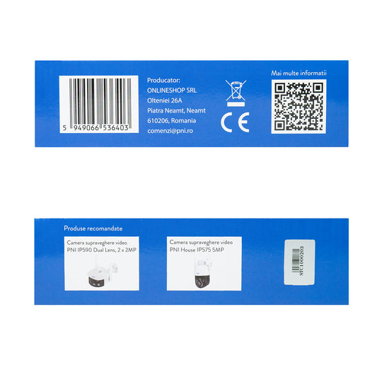 Sursa alimentare CCTV PNI STC15.2A in cutie metalica, 12V 15A 180W, 9 iesiri