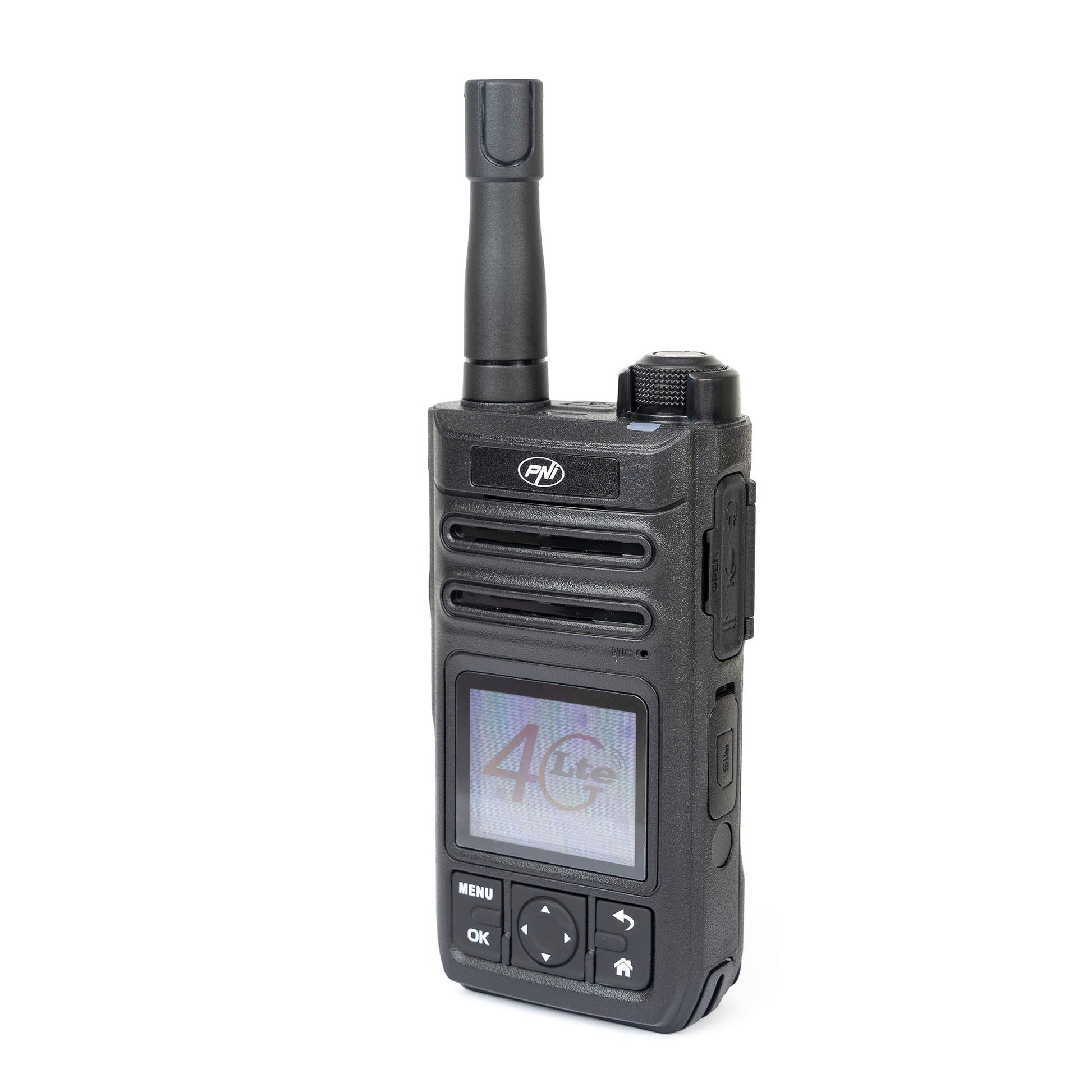 Statie radio portabila PNI PoC 1800, GSM 4G LTE, Wi-Fi 2.4GHz, Android OS, ecran color 1.77 inch, acumulator Li-Ion 4400 mAh, IP54