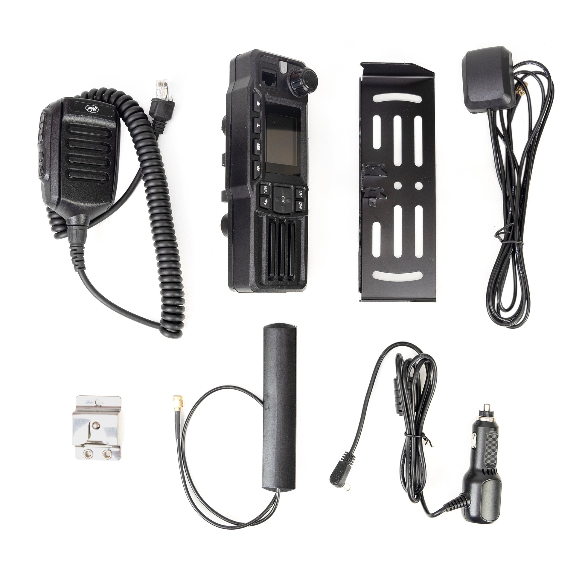 Statie radio PNI PoC 1700, GSM 4G LTE, Wi-Fi 2.4GHz, Android OS, ecran color 1.77 inch, 12V, IP54