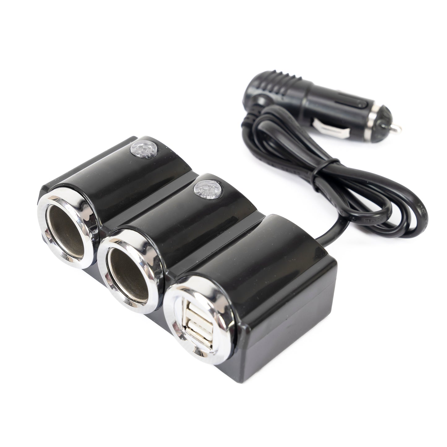 Spliter bricheta auto PNI Lighter 20 12V/24V 2 iesiri, 2 x USB, indicator LED