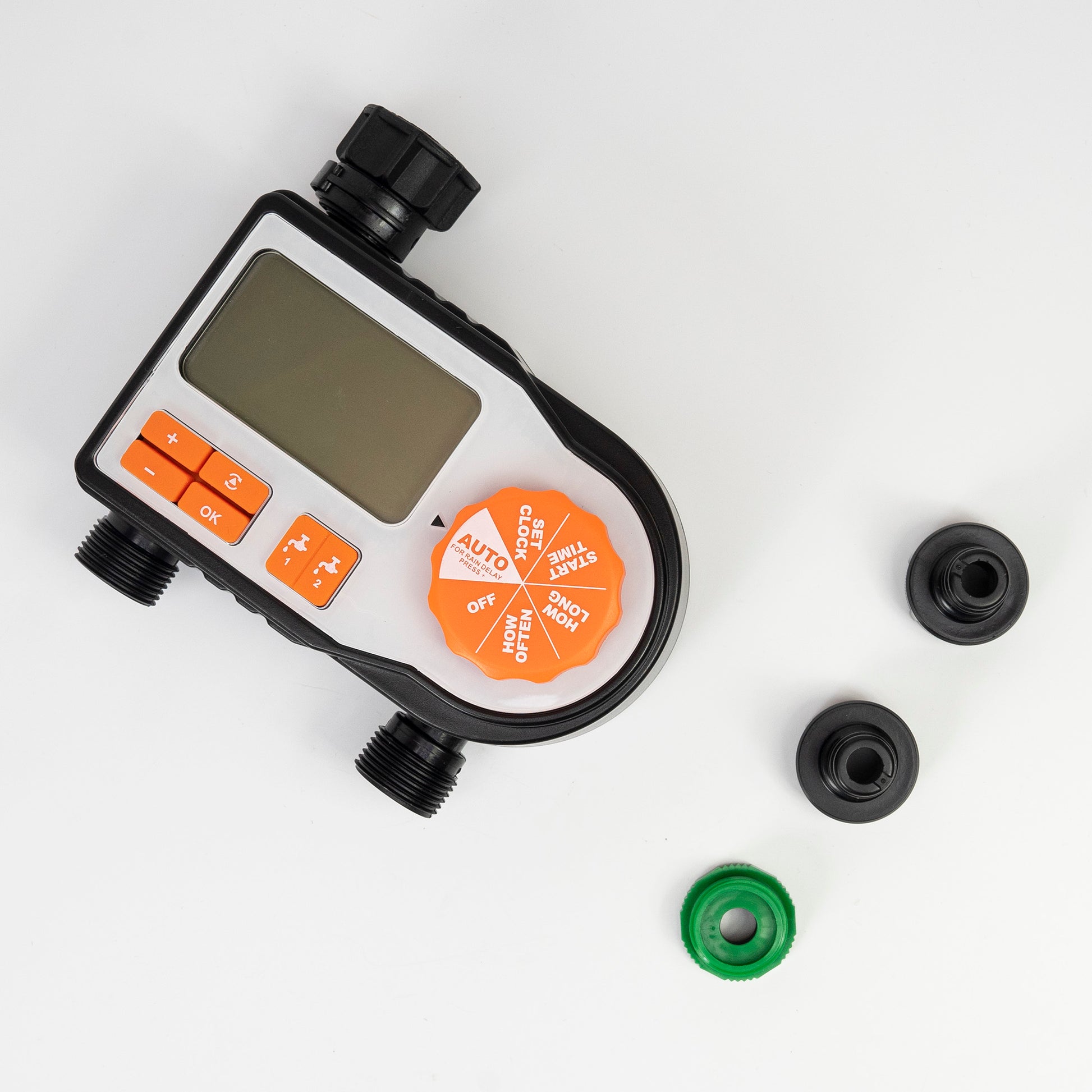 Programator pentru irigare PNI WT12, display LCD, racord 3/4, 2 iesiri, irigare automata si manuala, setare ora, durata si zile irigare