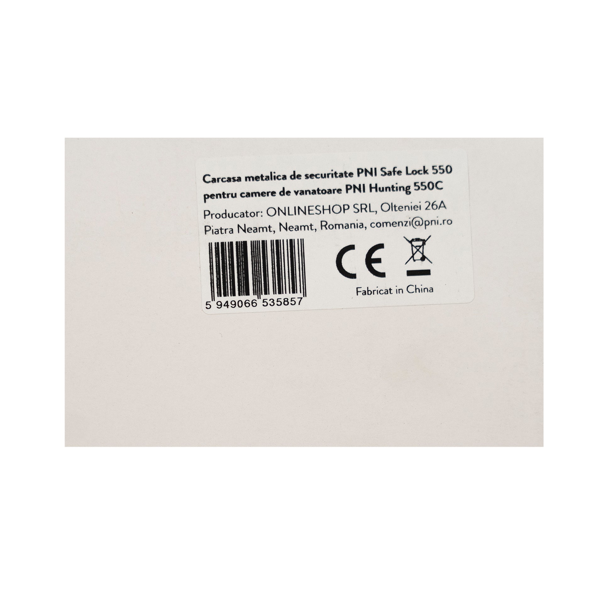 Carcasa metalica de securitate PNI Safe Lock 550 pentru camere de vanatoare PNI Hunting 550C