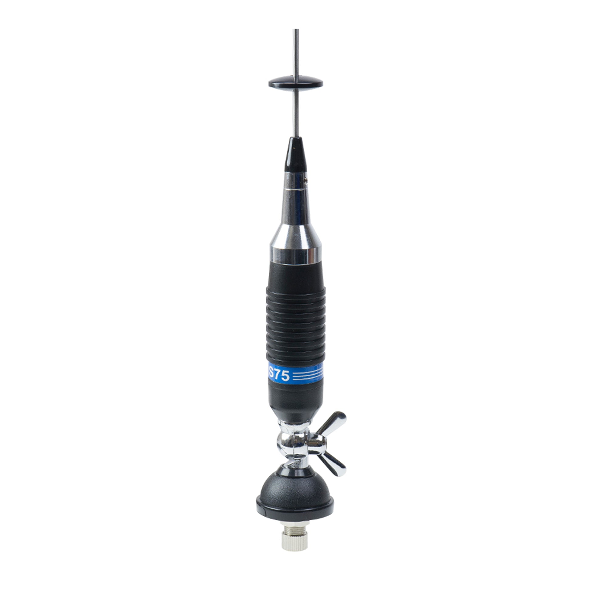 Antena CB PNI S75 , 75 cm, cu fluture, cablu RG58 de 4m si reflectometru PNI SWR-300 pentru masurare SWR
