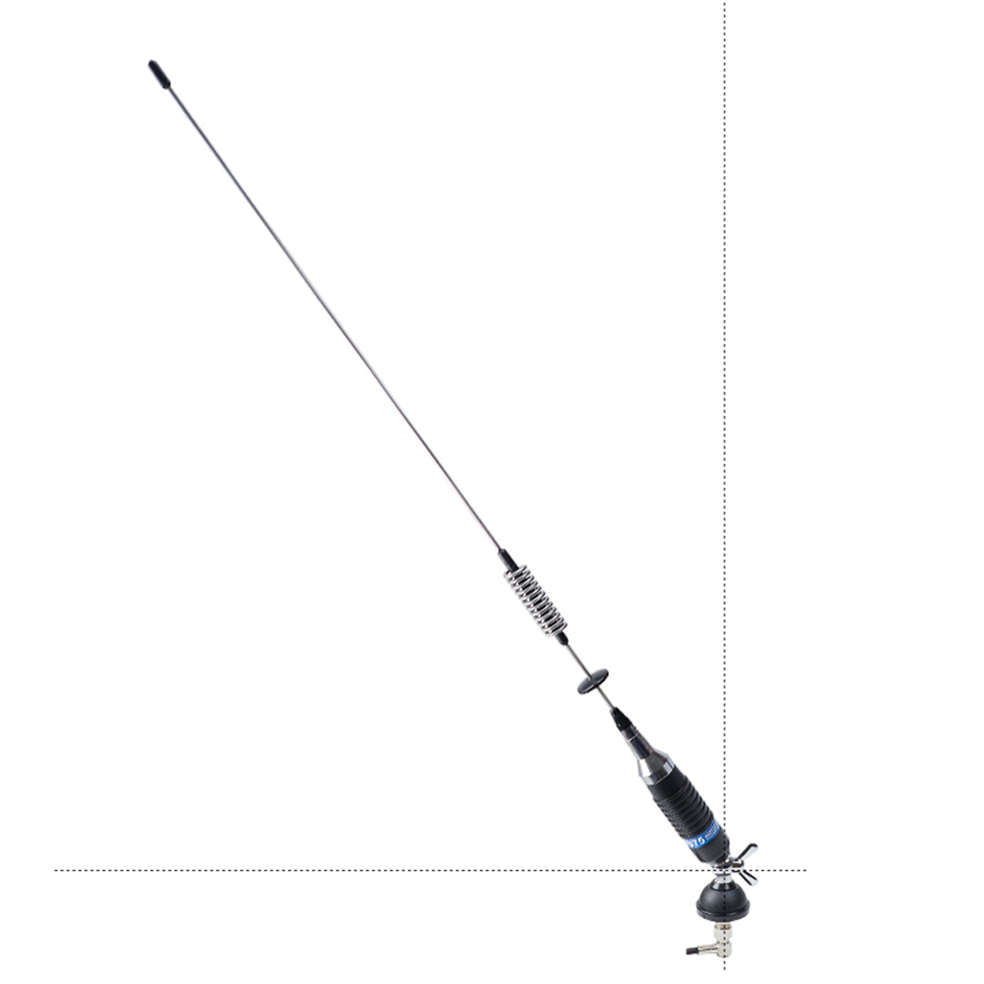 Antena CB PNI S75 , 75 cm, cu fluture, cablu RG58 de 4m si reflectometru PNI SWR-300 pentru masurare SWR