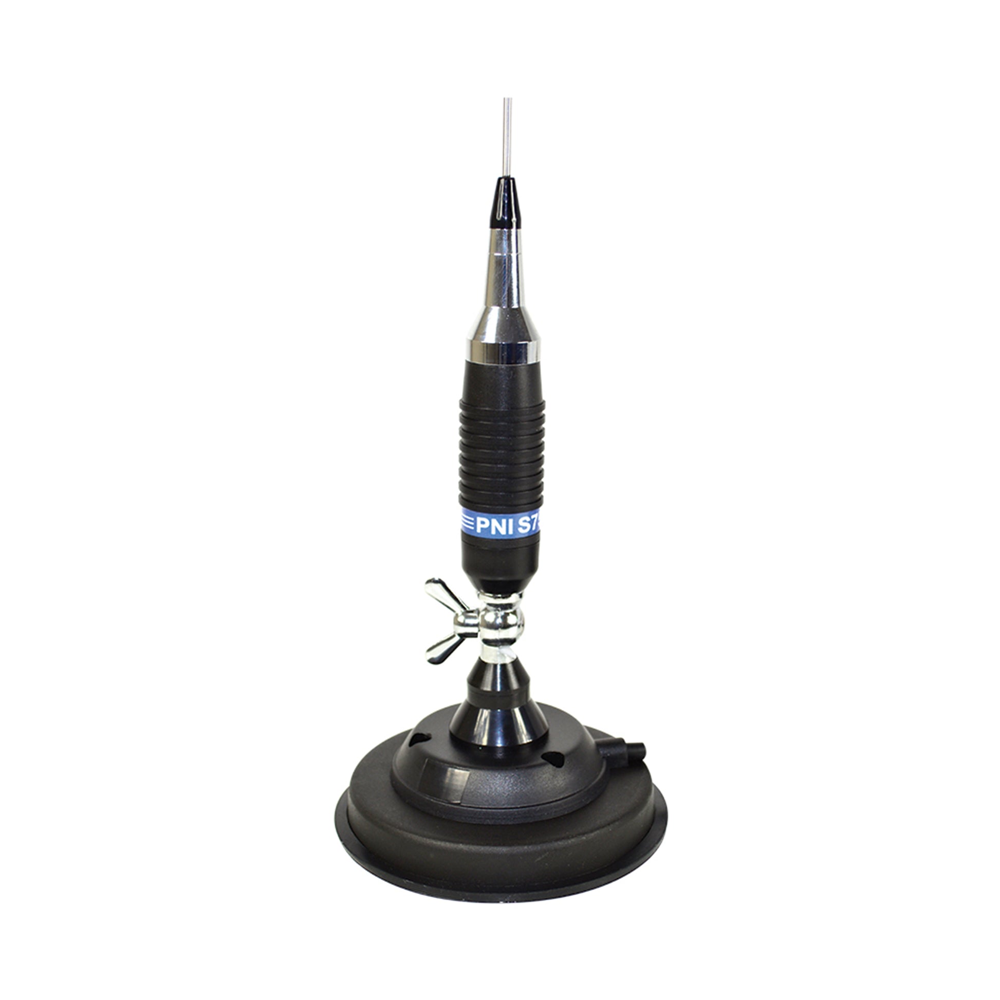 Antena CB PNI S75, 75 cm, cu fluture, magnet 125mm si reflectometru PNI SWR-300 pentru masurare SWR