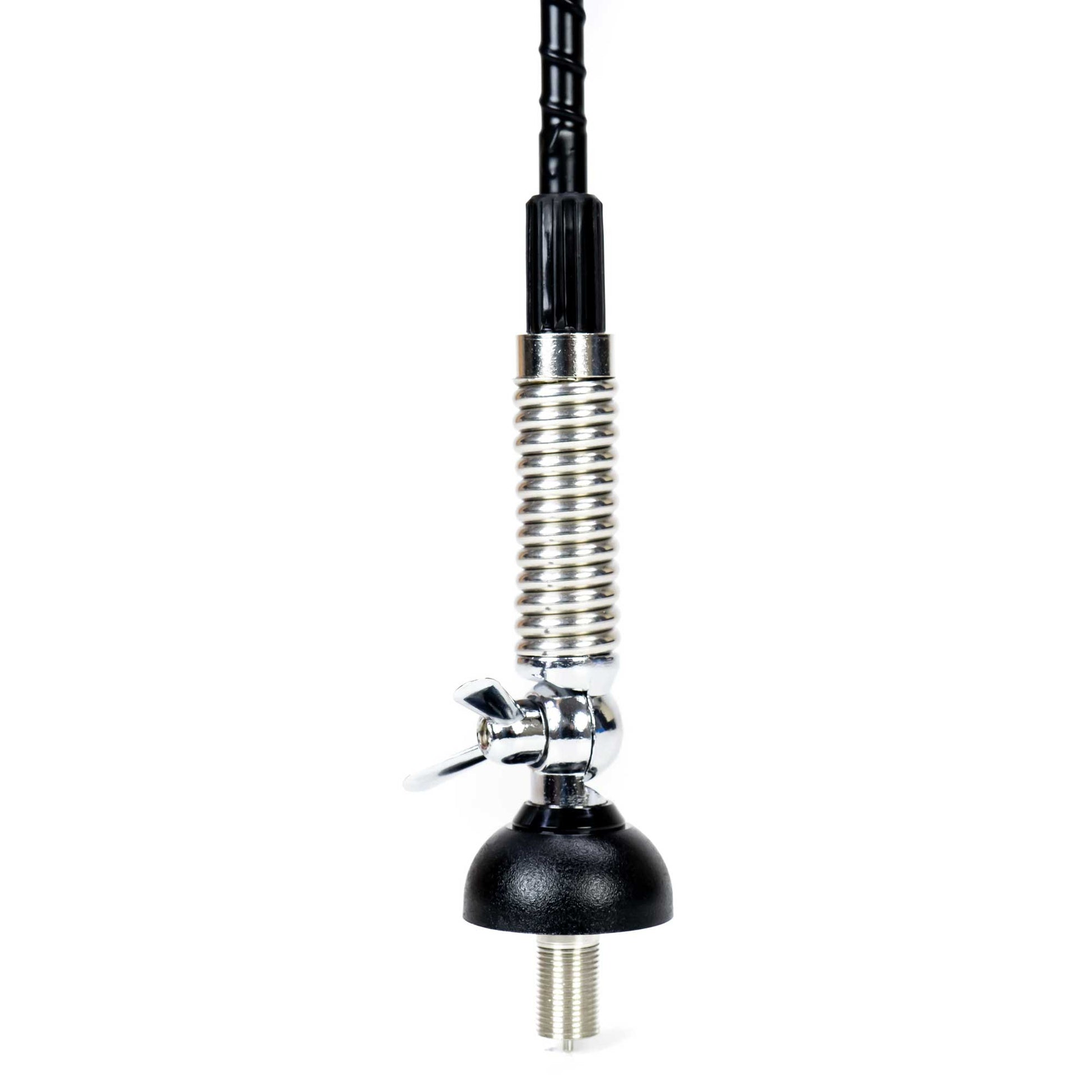 Antena CB PNI S60, 59 cm, cu fluture, cablu RG58 de 4m si reflectometru PNI SWR-300 pentru masurare SWR, negru