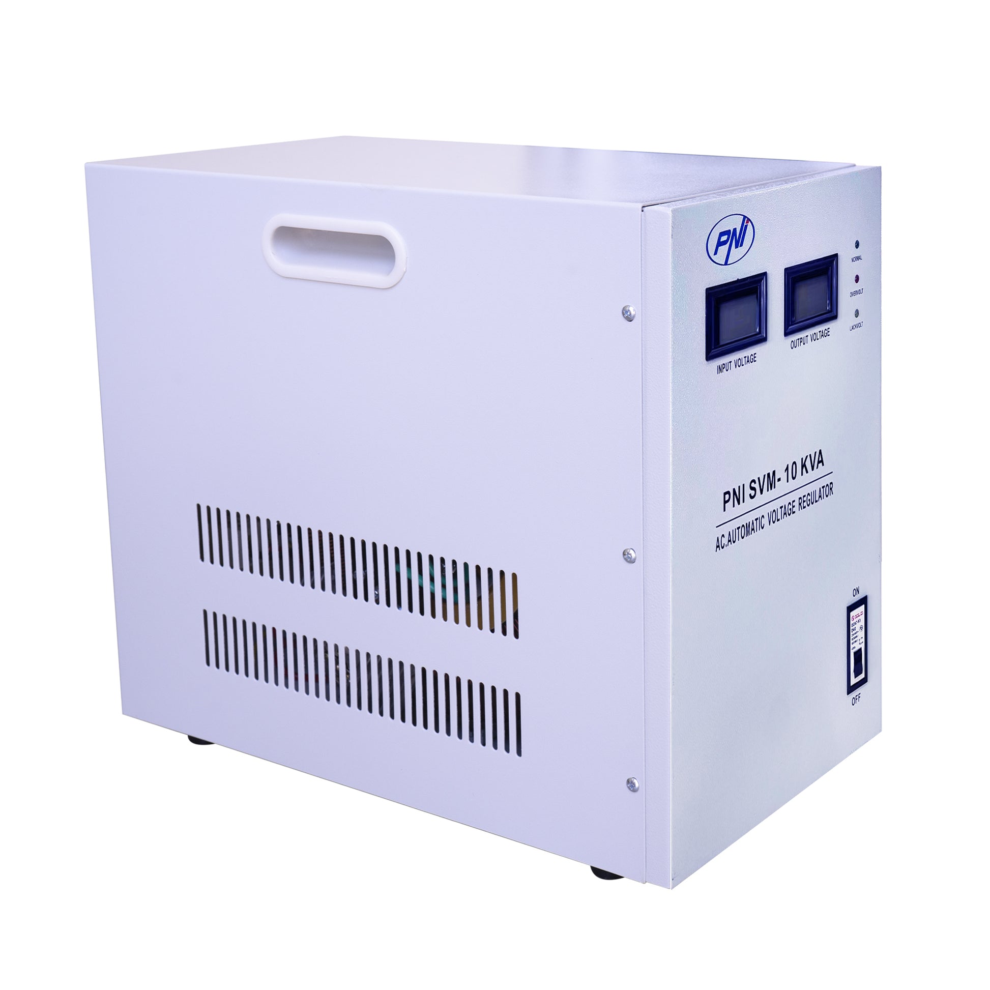 Stabilizator de tensiune monofazat PNI SVM-10K cu servomotor 10000VA, 8000W, iesire 230V