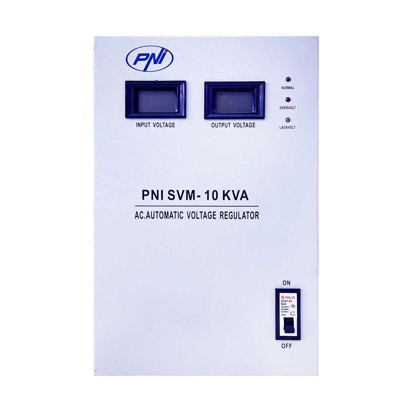 Stabilizator de tensiune monofazat PNI SVM-10K cu servomotor 10000VA, 8000W, iesire 230V
