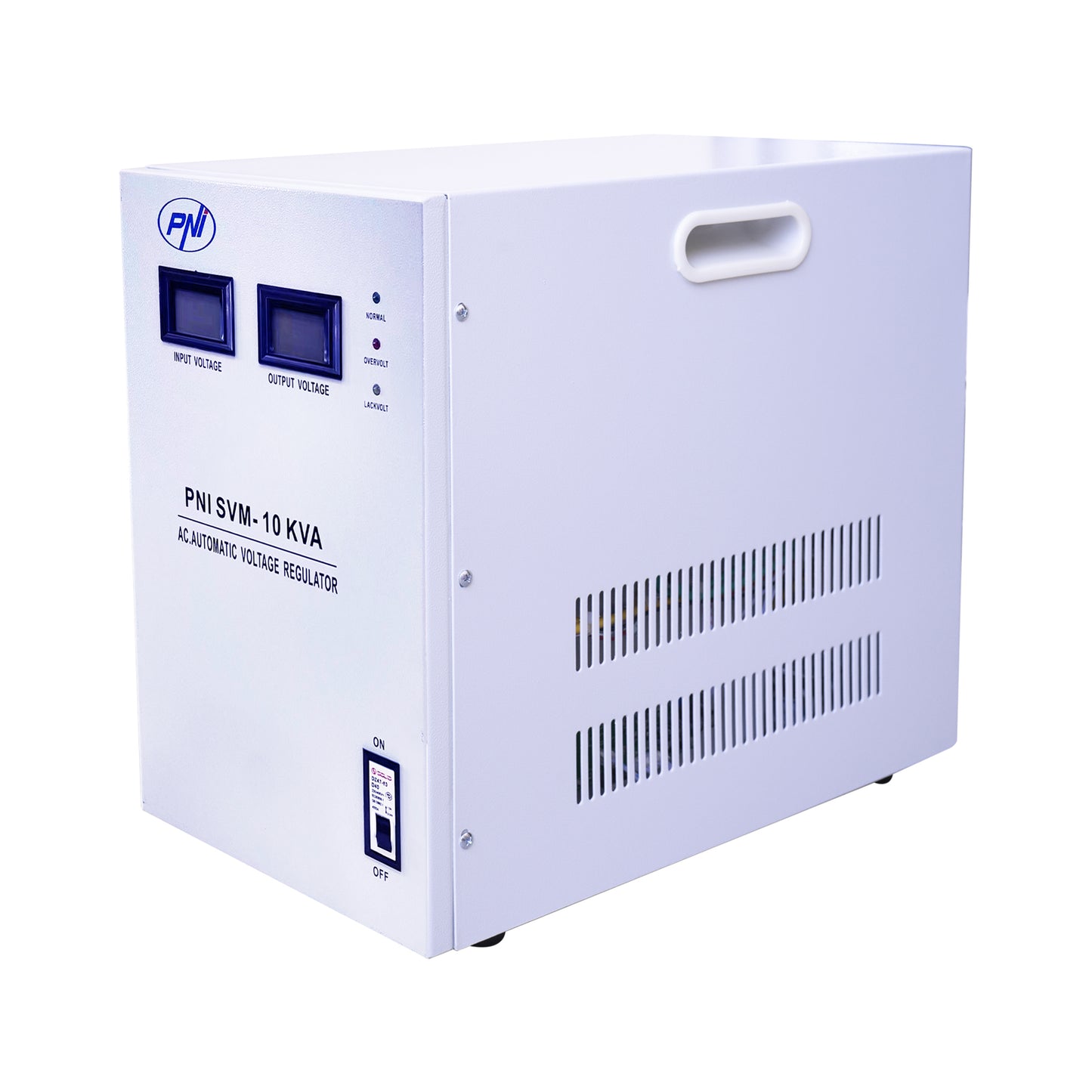 Stabilizator de tensiune monofazat PNI SVM-10K cu servomotor 10000VA, 8000W, iesire 230V
