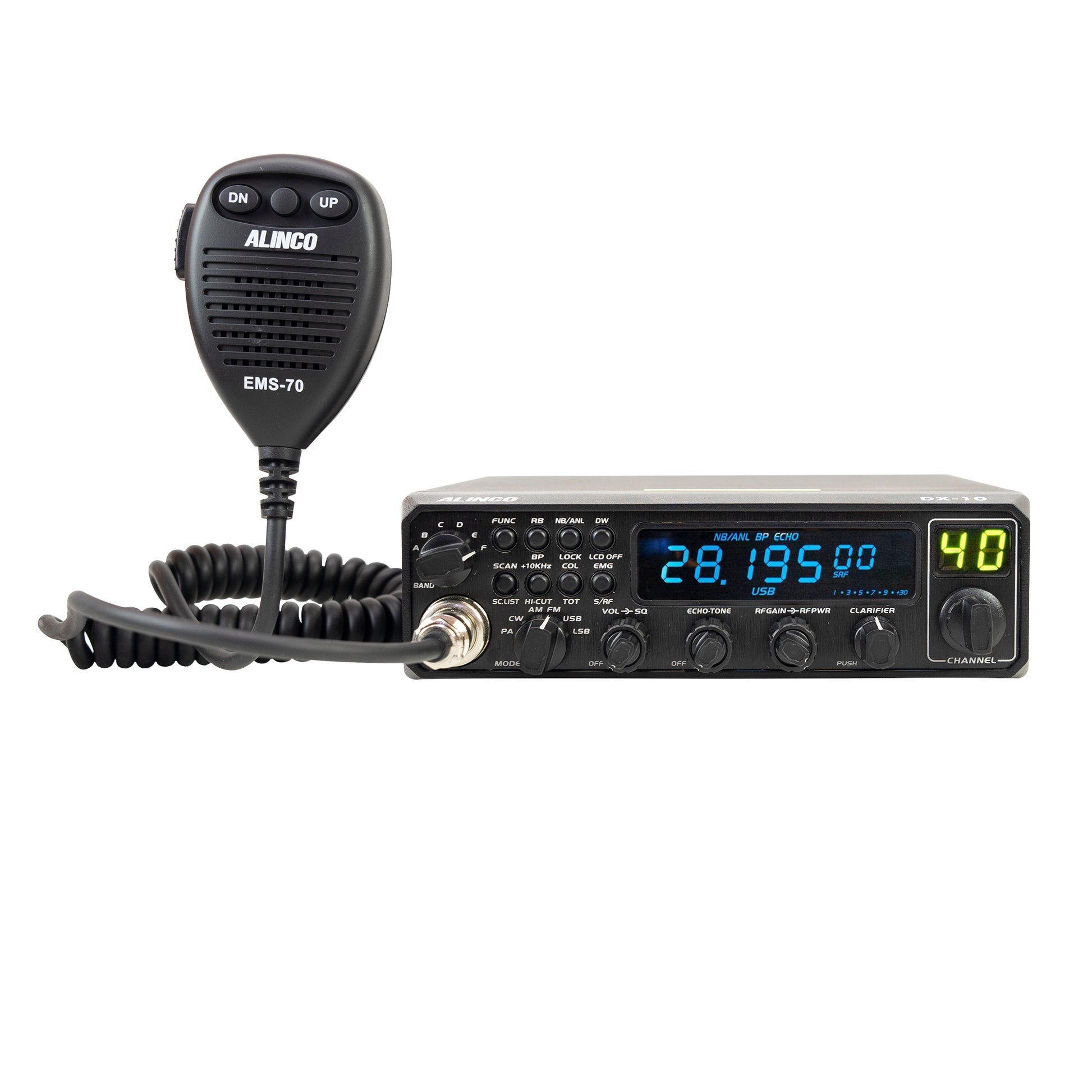 Statie radioamatori ALINCO DX-10, AM, FM, SSB 10M  CW TRX 28 - 29.7 MHZ
