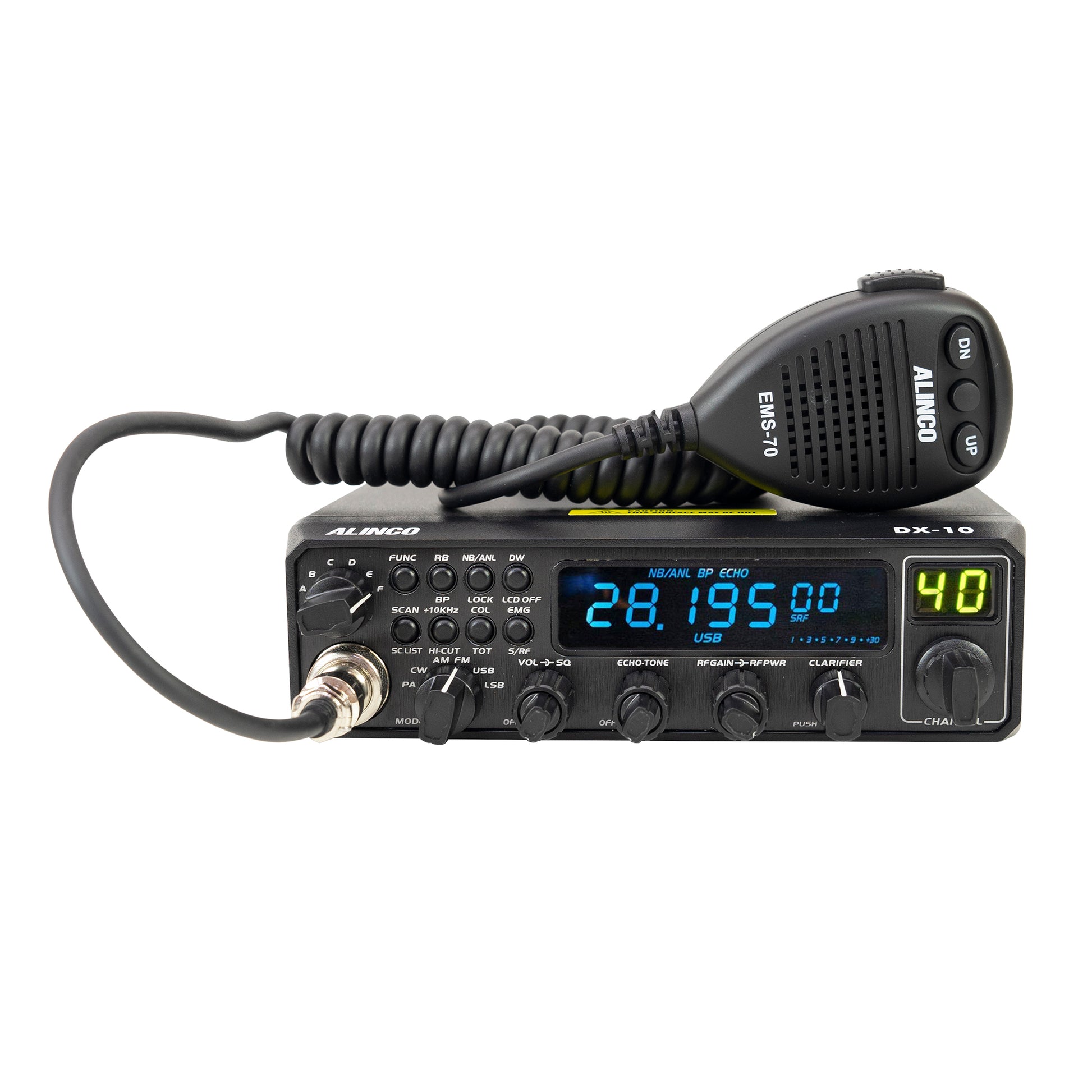Statie radioamatori ALINCO DX-10, AM, FM, SSB 10M  CW TRX 28 - 29.7 MHZ