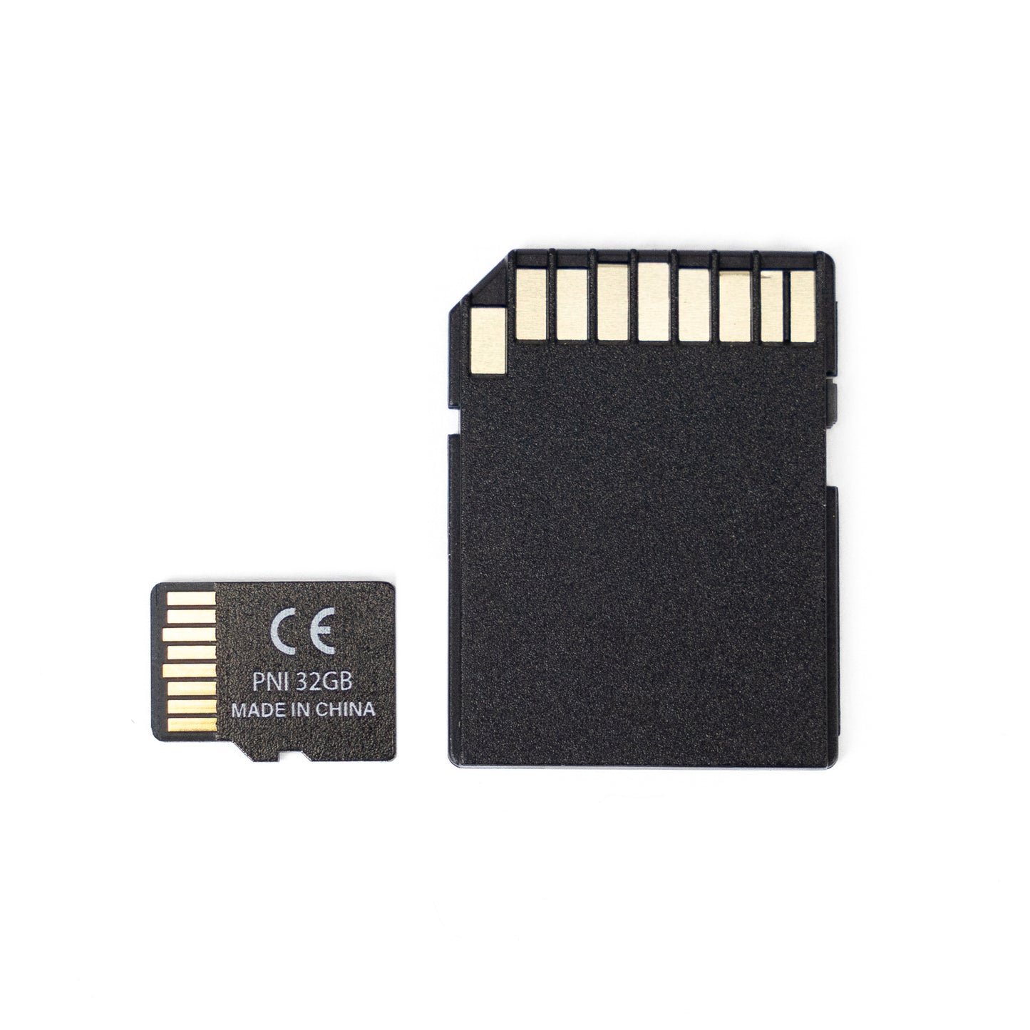 Card de memorie MicroSD PNI 32GB cu adaptor SD, Clasa 10, 80 Mb/s, V30