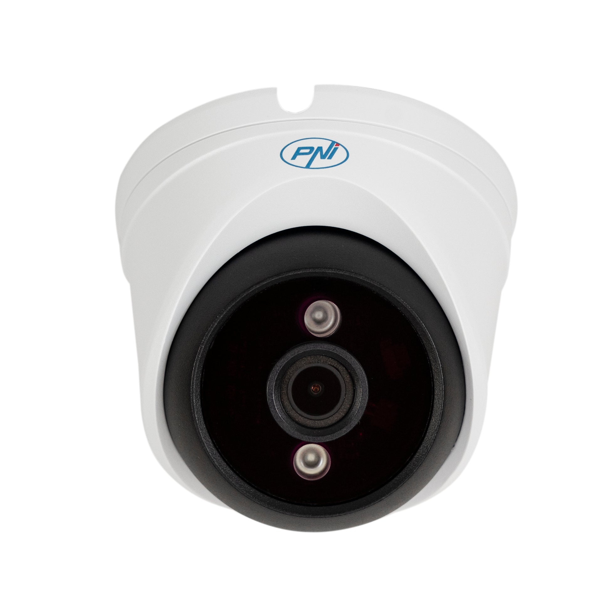 Camera supraveghere video PNI IP808J POE, 8MP, black light, lentila 2.8mm, pentru exterior, alb