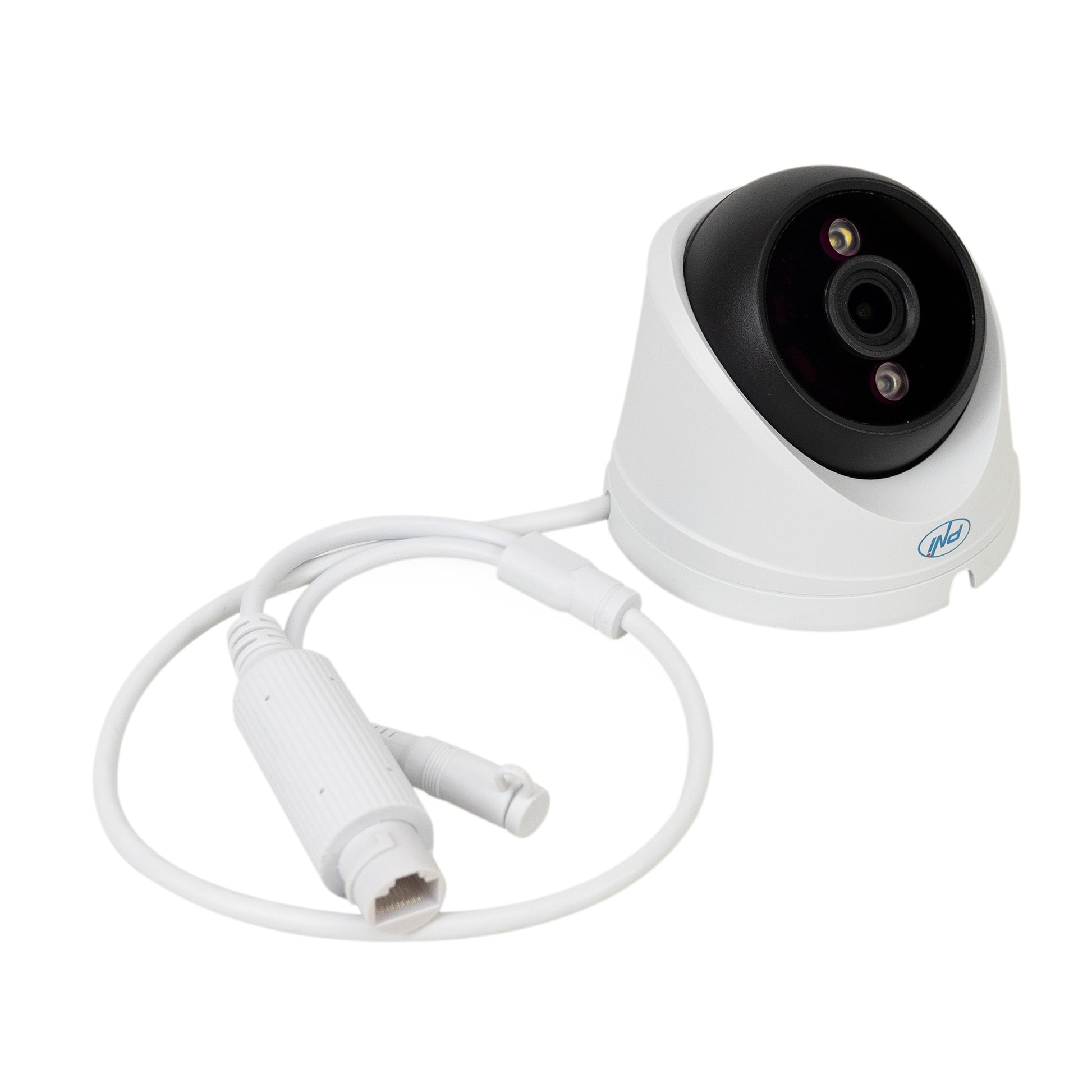 Camera supraveghere video PNI IP808J POE, 8MP, black light, lentila 2.8mm, pentru exterior, alb