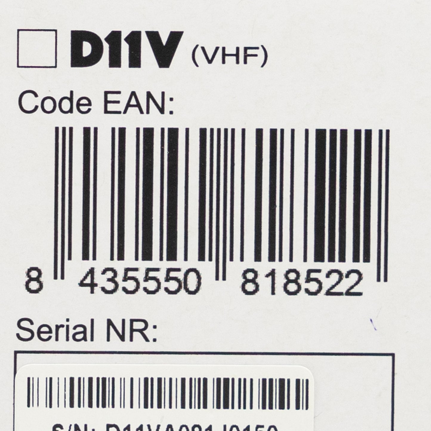 Statie radio portabila DMR VHF Dynascan D11V, 136-174 MHz, 32 canale