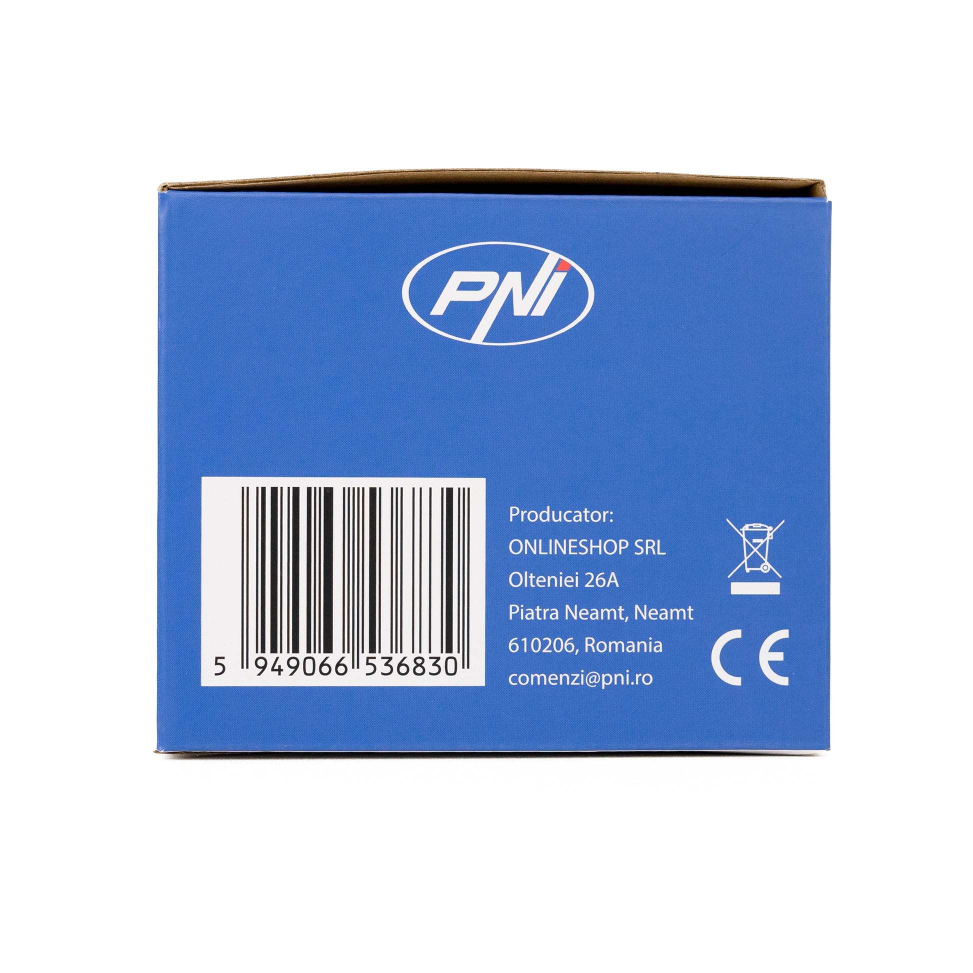 Camera supraveghere video PNI IP505J POE, 5MP, dome, 2.8mm, pentru exterior, alb