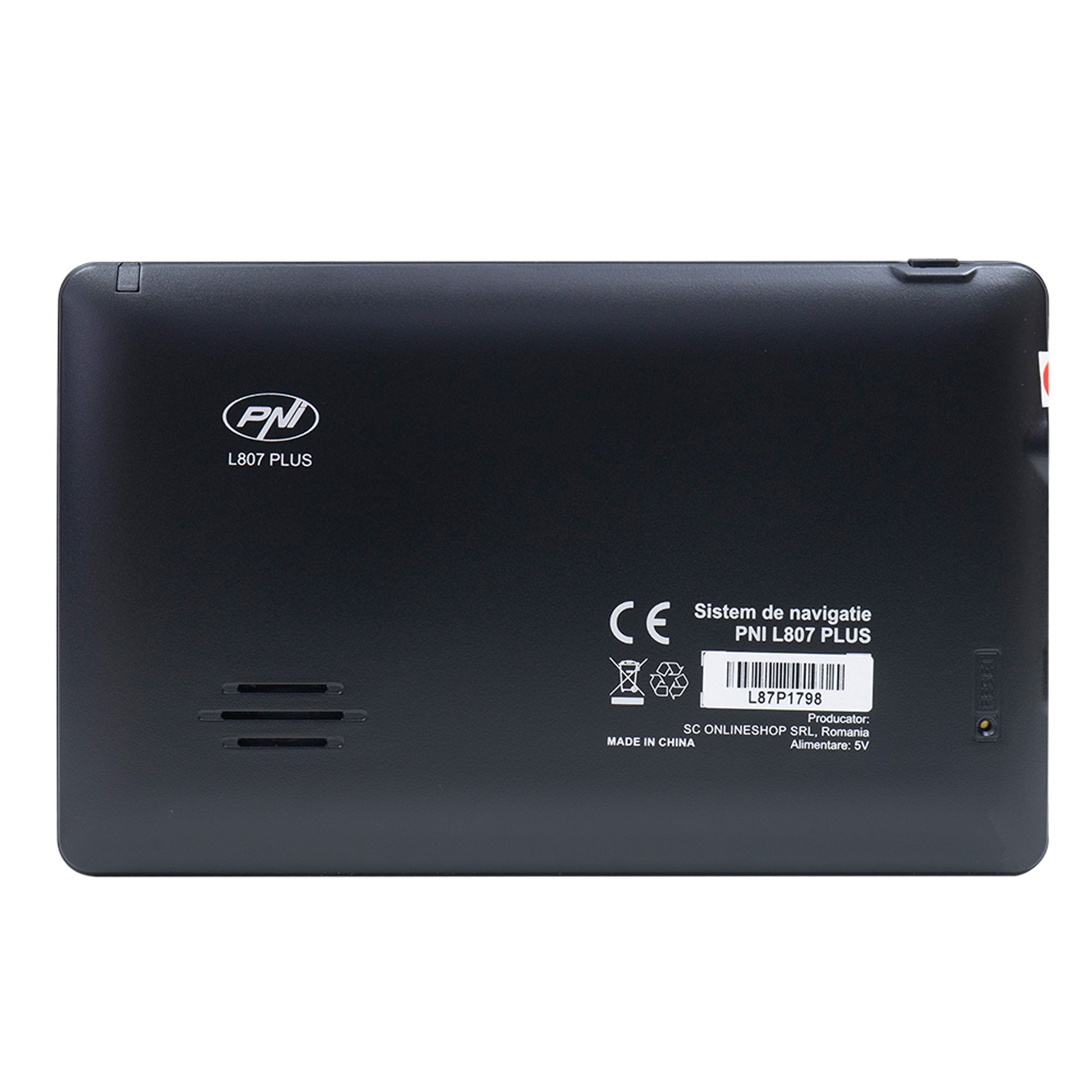 Sistem de navigatie GPS PNI L807 PLUS ecran 7 inch, 800 MHz, 256MB DDR, 8GB cu sticky Pad Blue inclus
