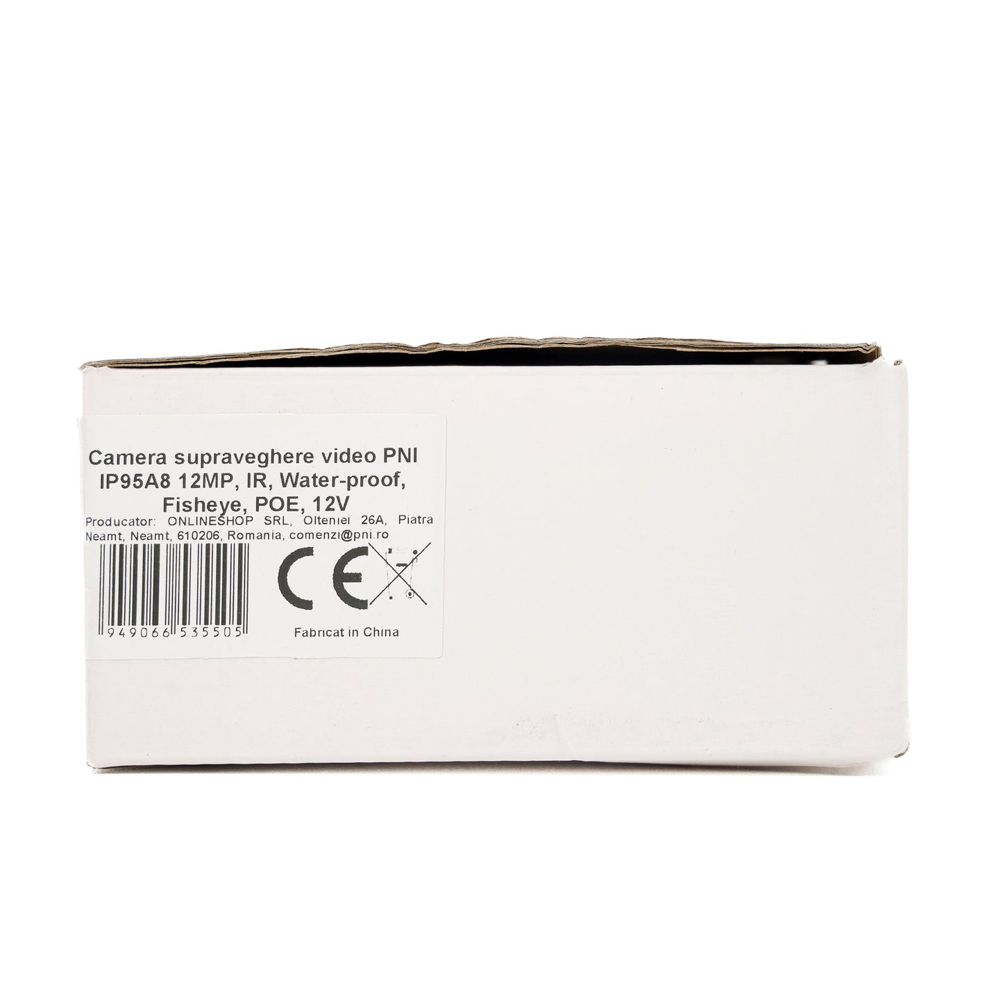 Camera supraveghere video PNI IP95A8 12MP, IR, Fisheye, Panoramic, POE, 12V, IP67, ONVIF