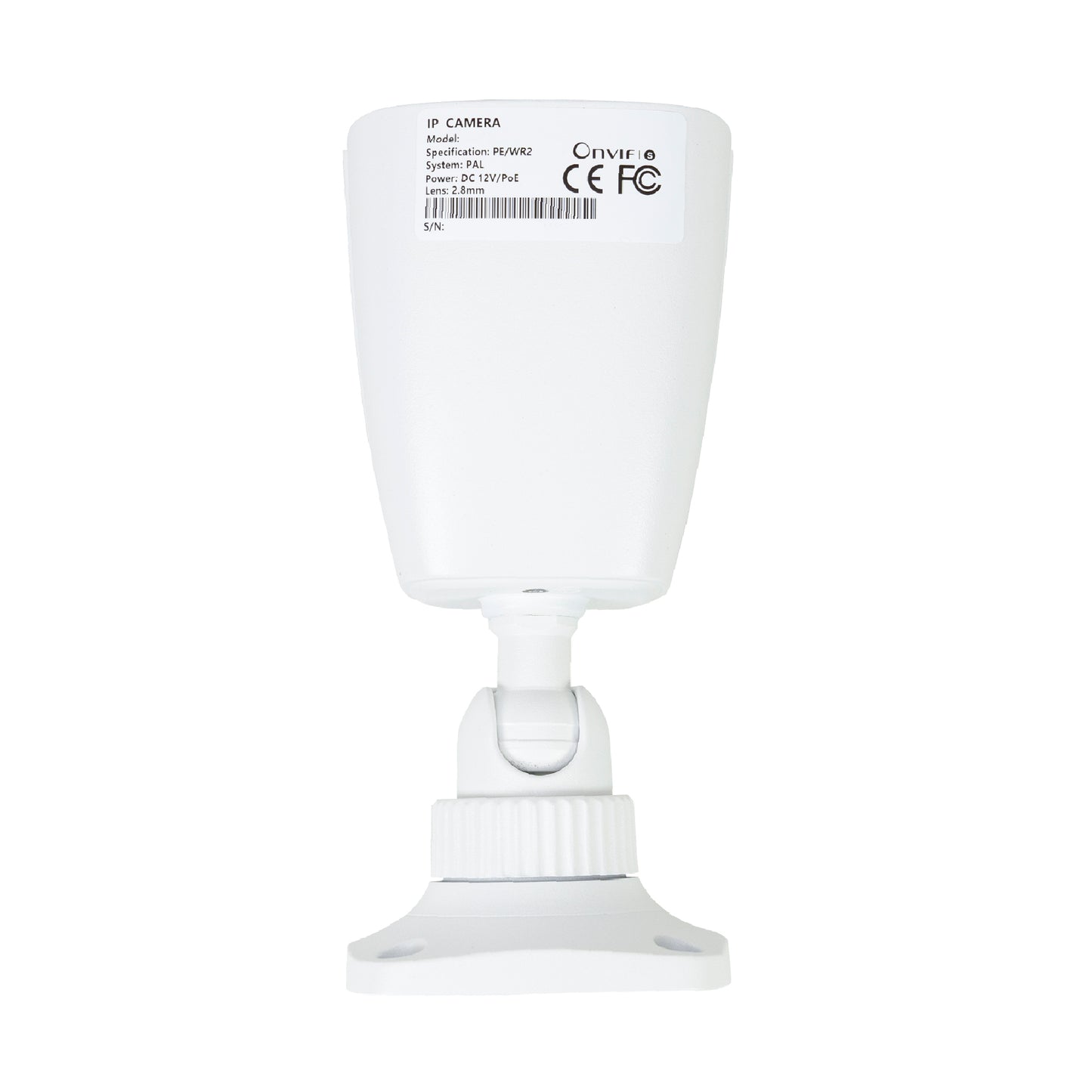 Camera supraveghere video PNI IP9441C2, 4MP, 2.8mm, full-color, WDR, BLC, HLC, slot microSD, 12V, POE, IP67, alb