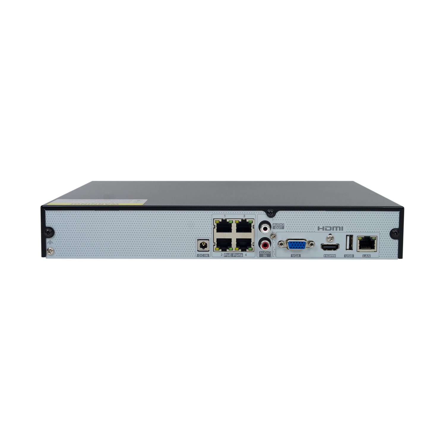 NVR PNI House 3104H1 cu IP 4CH POE 8MP, iesire 4K, functii AI, ONVIF, 1 x SATA 10TB, 1 x LAN Gigabit