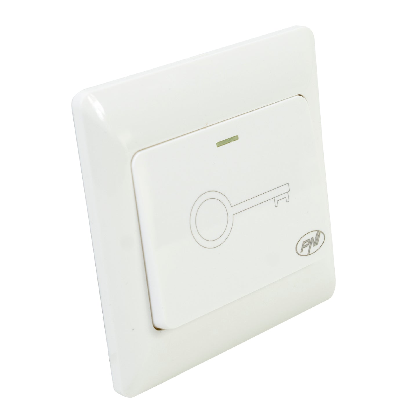 Intrerupator de acces incastrabil PNI PB101 contact iesire NO/COM, max. 36V 3A, alb