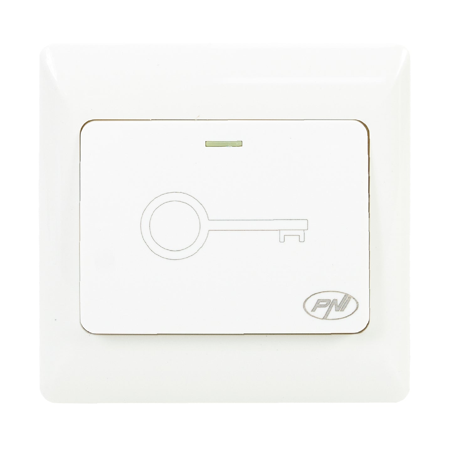 Intrerupator de acces incastrabil PNI PB101 contact iesire NO/COM, max. 36V 3A, alb