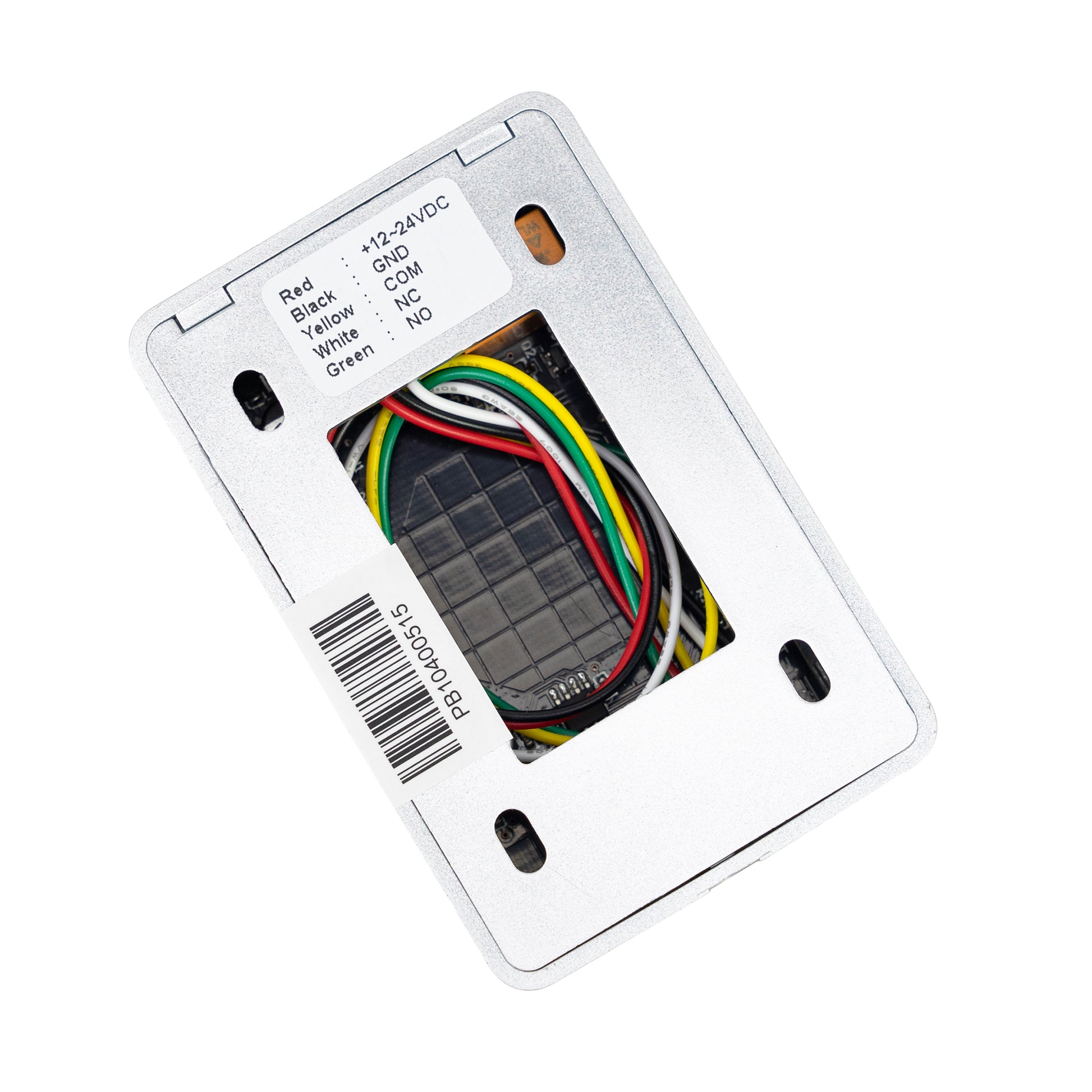 Intrerupator de acces PNI PB104, cu touch, montaj aplicat, NO/NC/COM, 12V/24V DC, LED stare, metalic, 5 fire, IP65