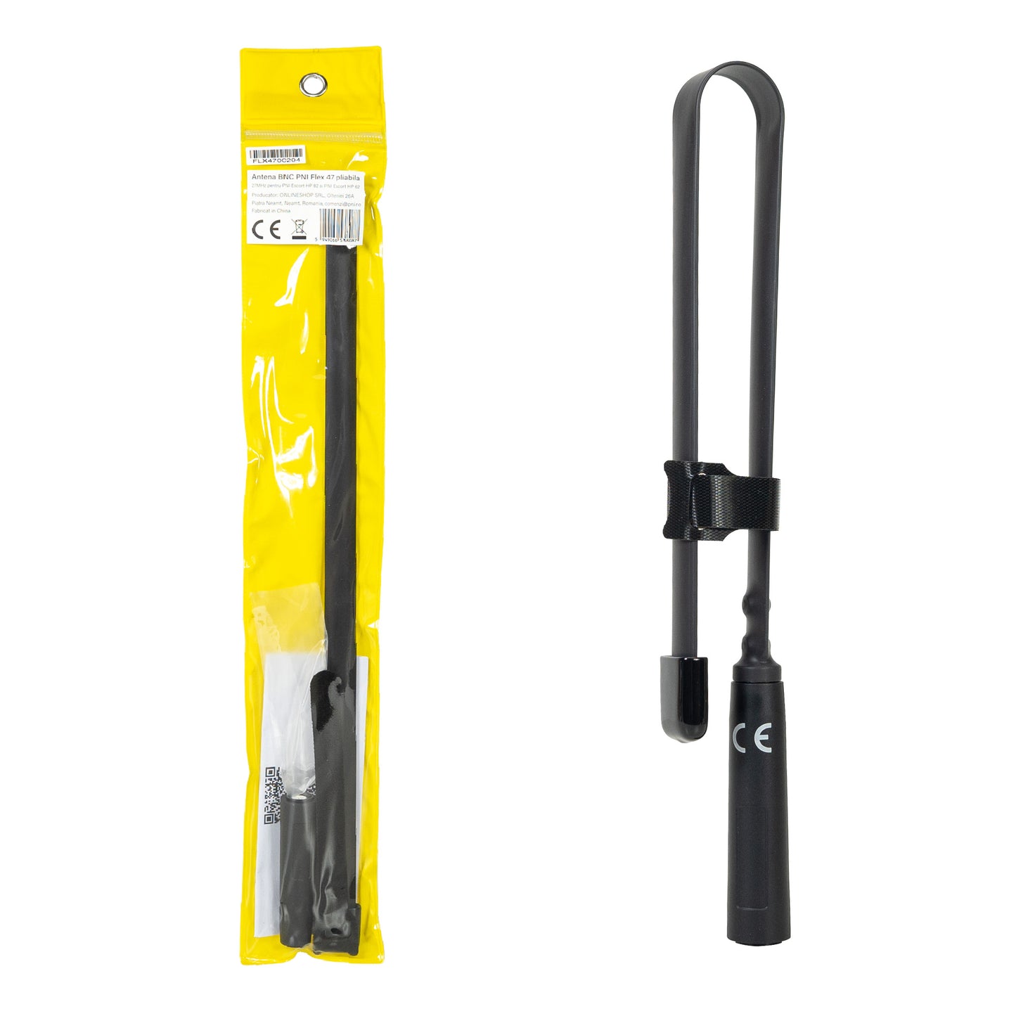 Antena BNC PNI Flex 47 pliabila, 27MHz, 47 cm, pentru PNI Escort HP 82, HP 92, HP 62