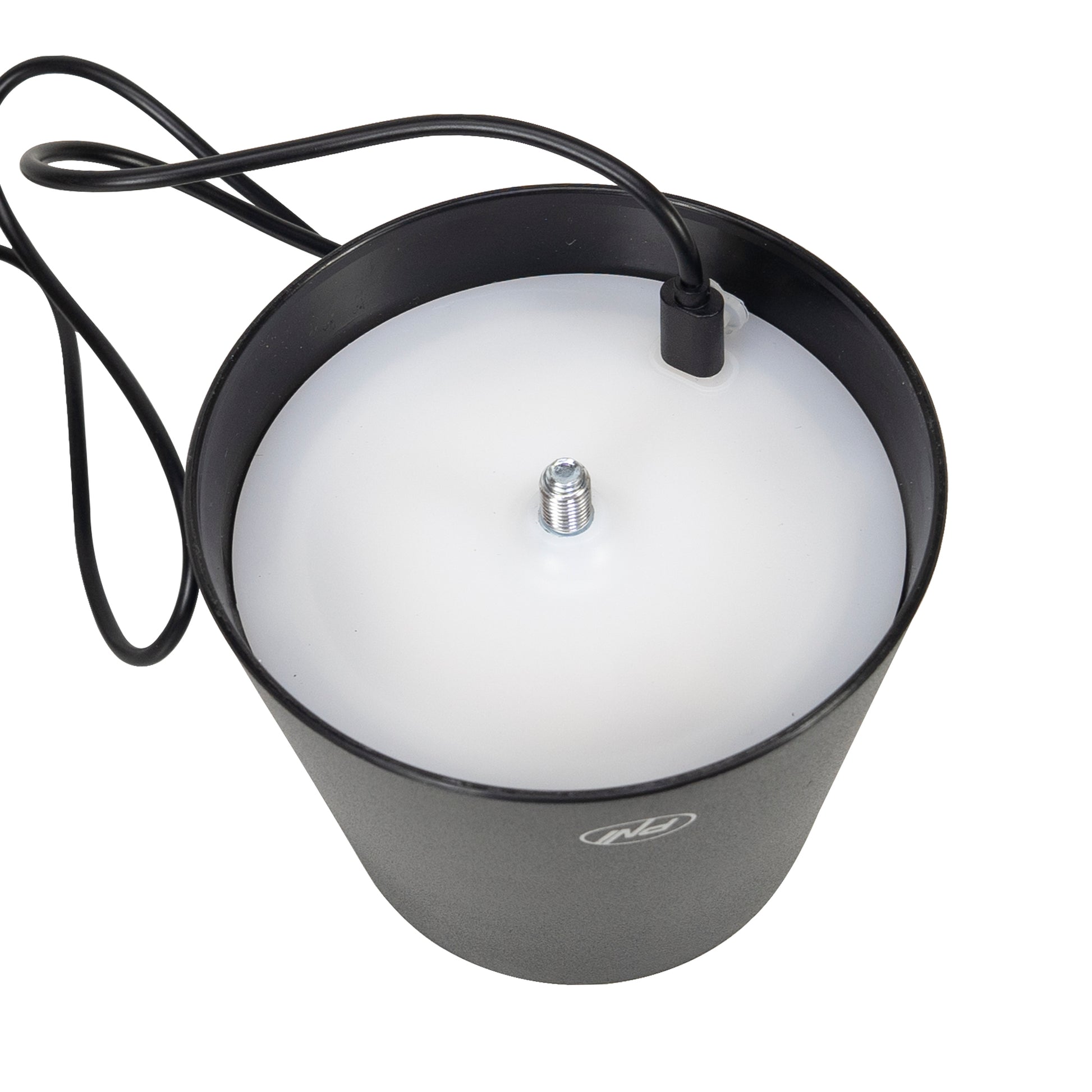 Lampa de restaurant PNI LT04B cu LED 2.5W, acumulator 1200 mAh, incarcare prin USB-C, 150 lumeni, lumina alba calda 3000K, buton tactil, dimabil, culoare Negru