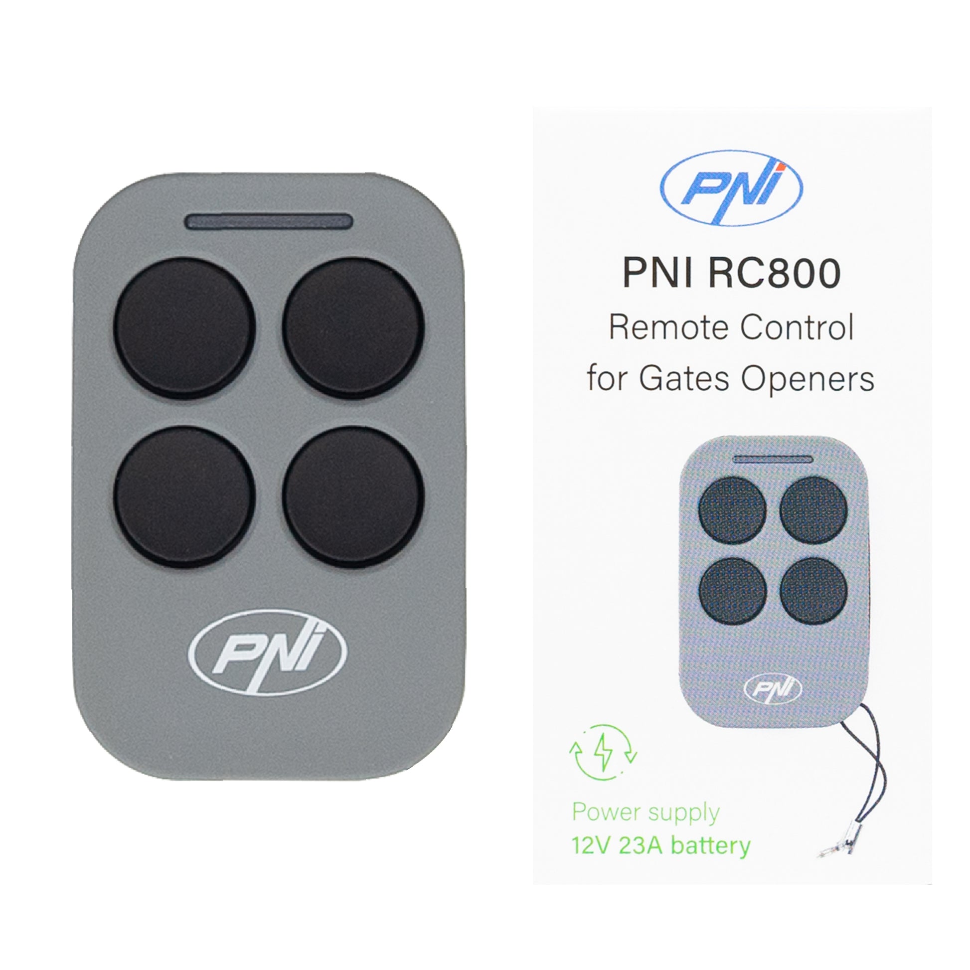 Telecomanda suplimentara PNI RC800 pentru kit automatizare porti autoportante PNI AP800C si porti batante PNI MAB300