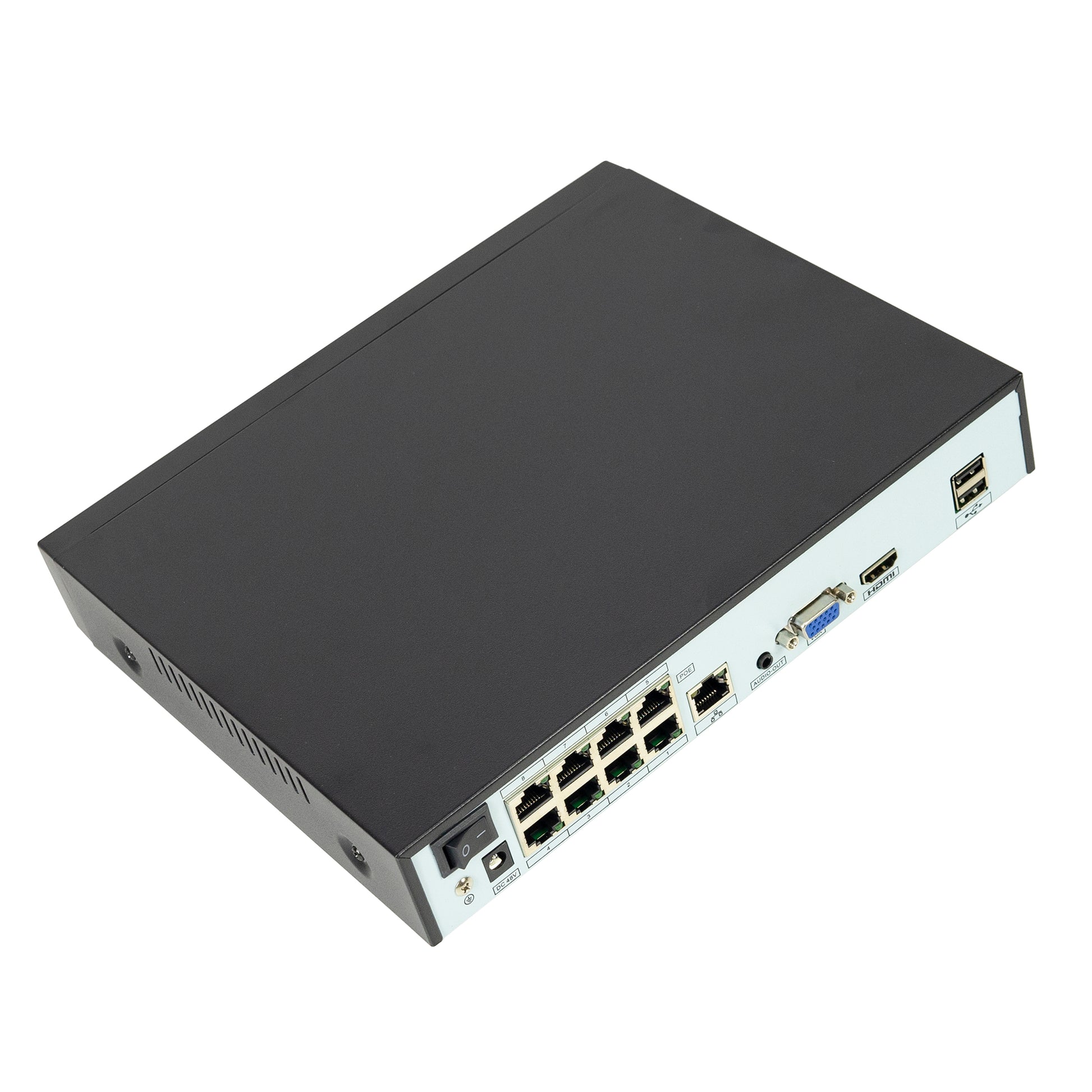 Pachet supraveghere video NVR POE PNI House IP716J, 16 camere PNI IP505J, 5MP, switch POE si cabluri UTP CAT6 incluse