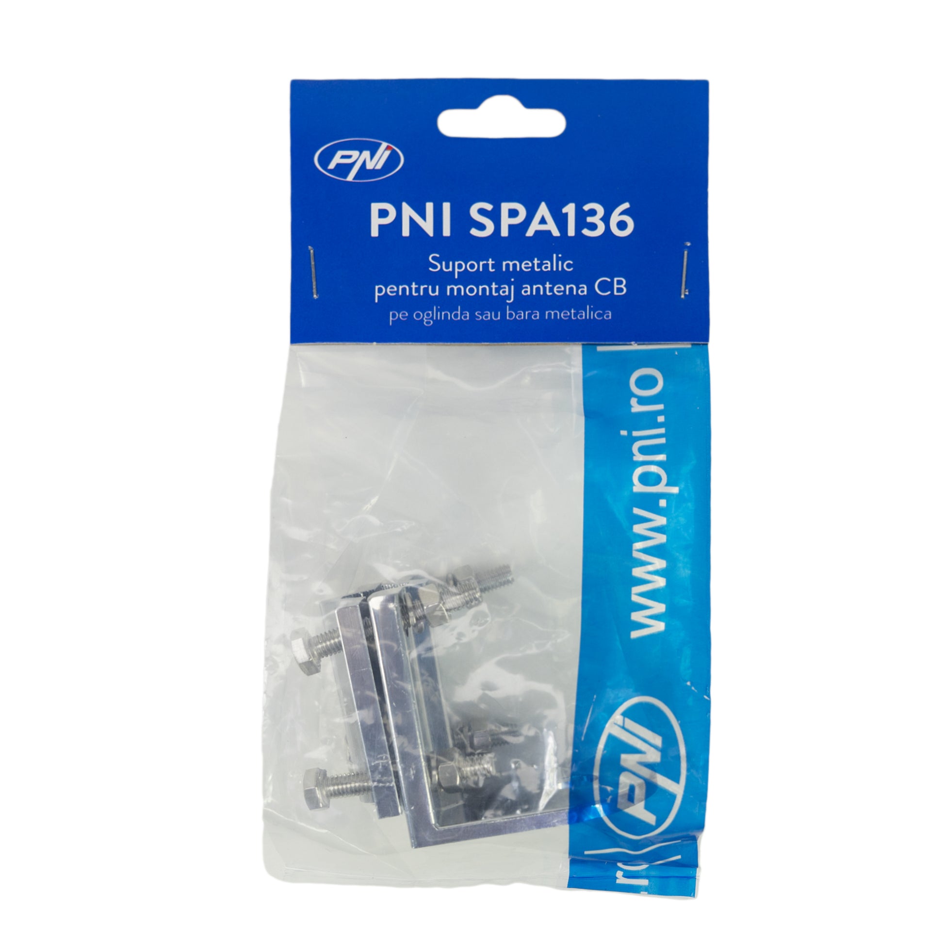 Suport PNI SPA136 pentru montaj antena pe oglinda sau bara metalica