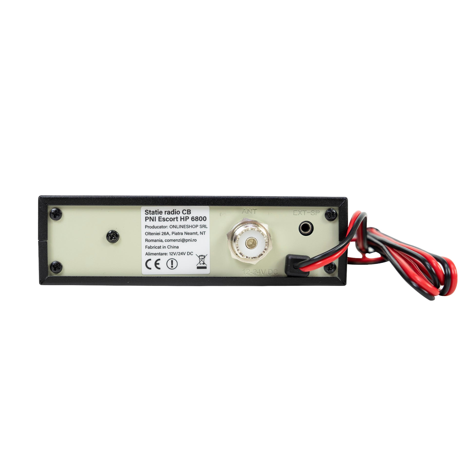 Statie radio CB PNI Escort HP 6800 ASQ, 12/24 V, MP3 player, mufa USB, 4W, AM-FM, mufa de bricheta inclusa