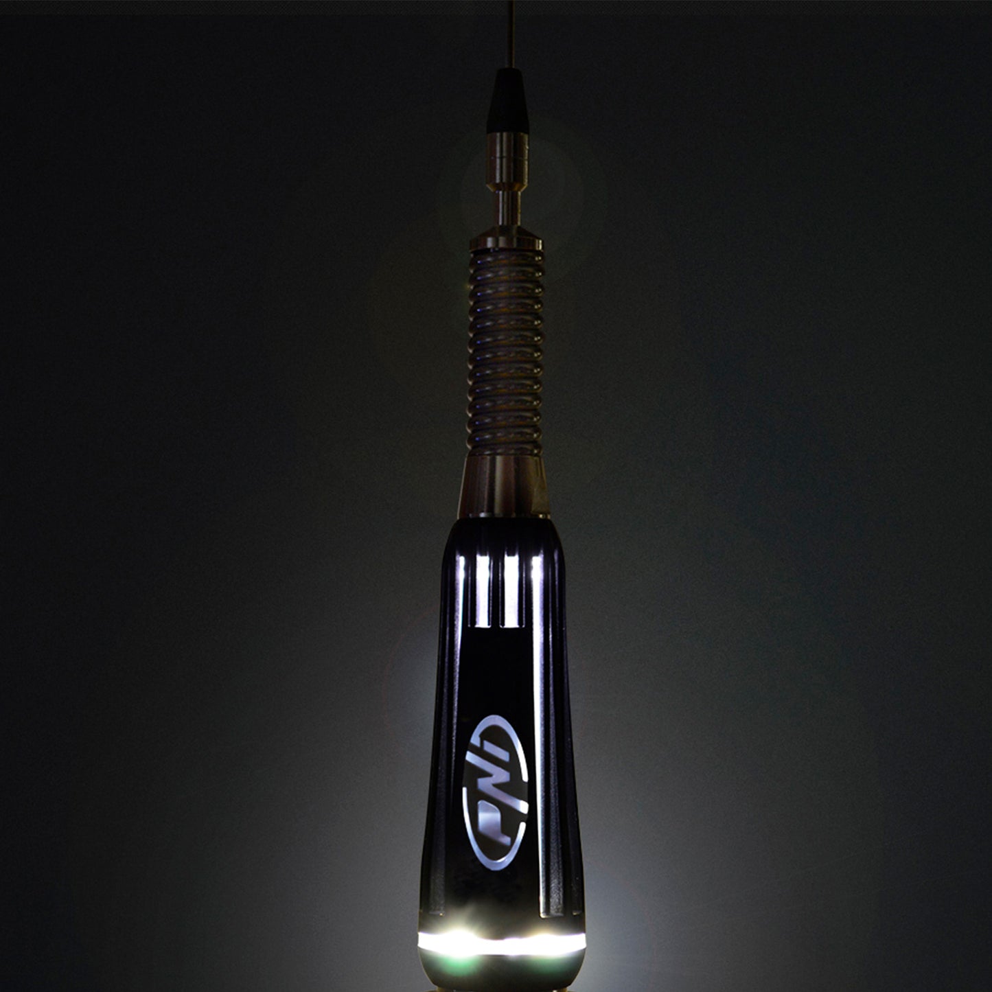 Antena CB PNI LED 1000 rabatabila, 80 cm lungime, cu cablu si montura fixa tip fluture, 26-30 MHz, 300 Watt, ilumineaza in timpul emisiei