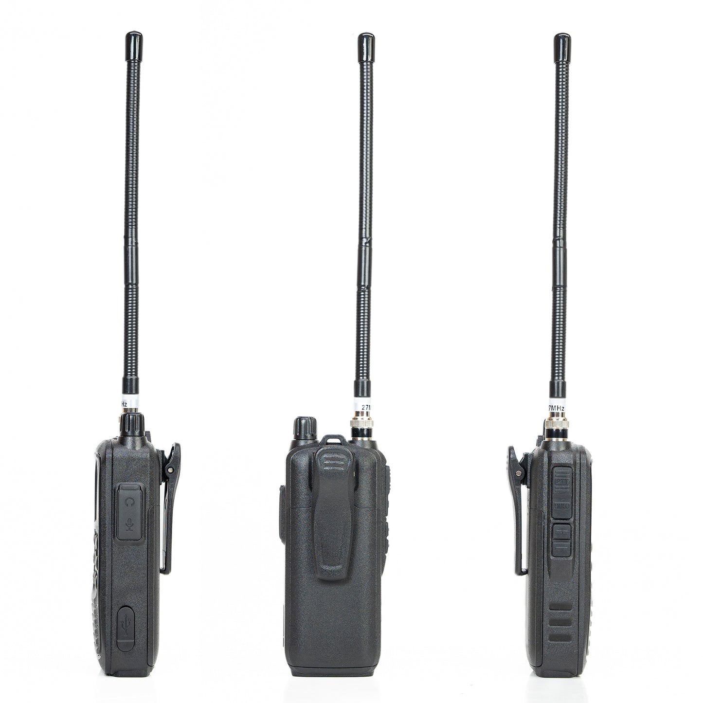 Kit Statie radio CB portabila PNI Escort HP 82, multi standard, 4W, 12V, AM-FM cu antena CB PNI Extra 45 cu magnet