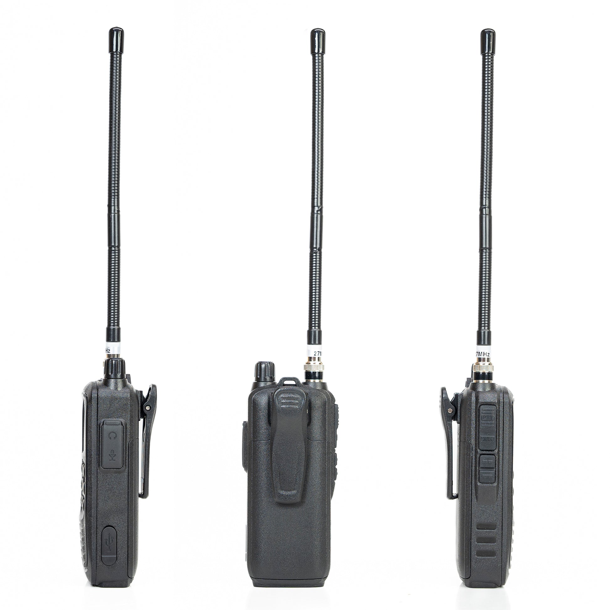 Kit Statie radio CB portabila PNI Escort HP 82, multi standard, 4W, 12V, AM-FM cu antena CB PNI Extra 45 cu magnet