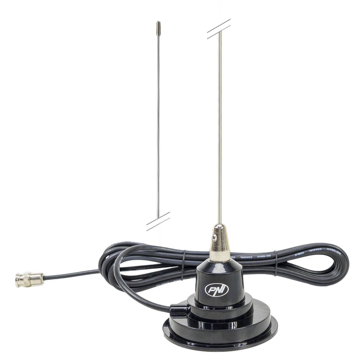 Antena PNI VHF300 pentru taxi, 134 - 174 MHz, 136 cm, cu baza magnetica